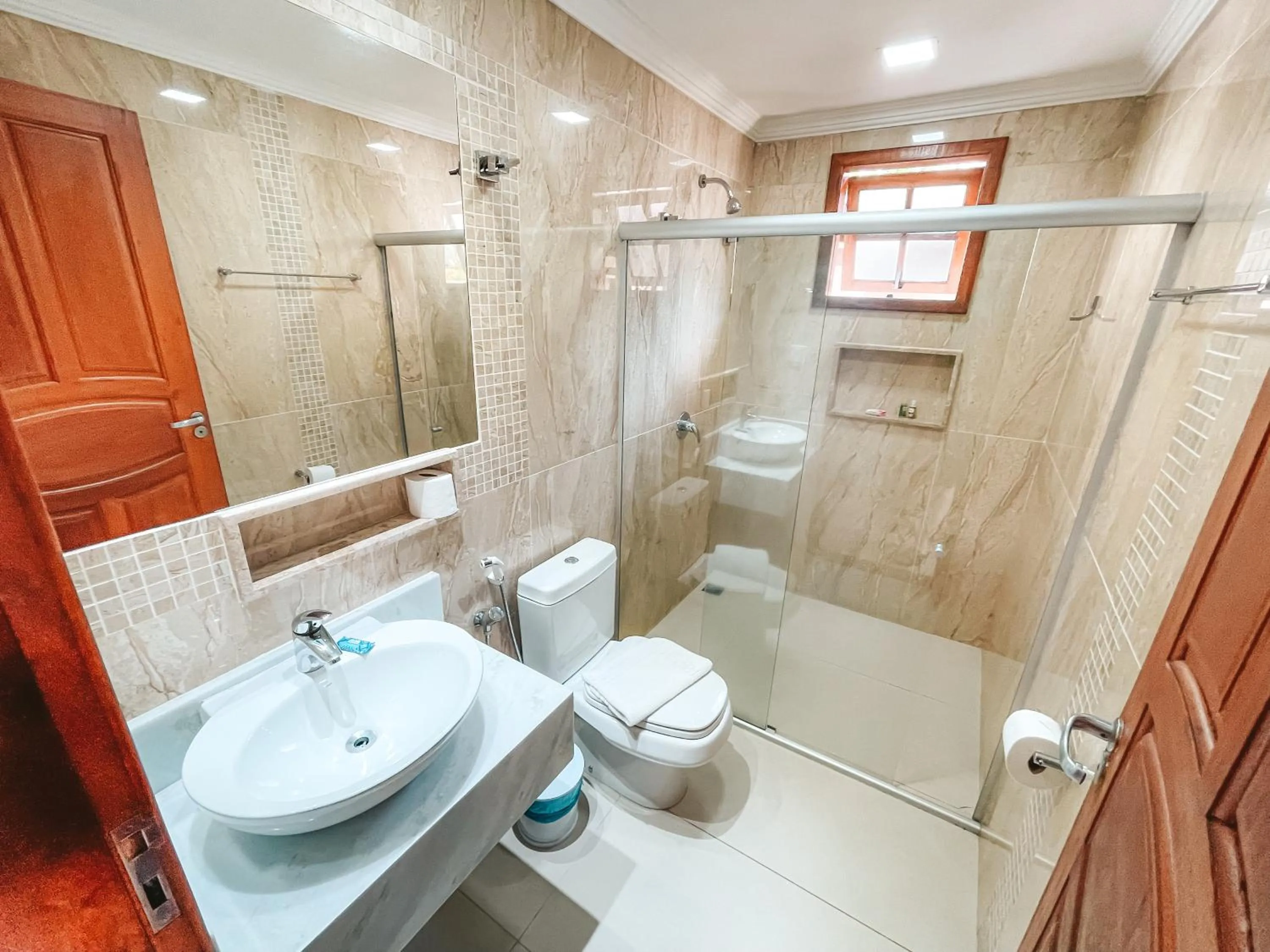 Shower in Pousada Blue Ocean