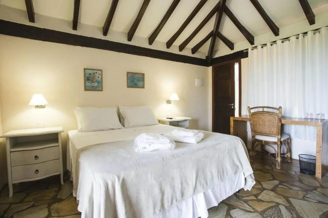 Bed in Pousada Blue Ocean