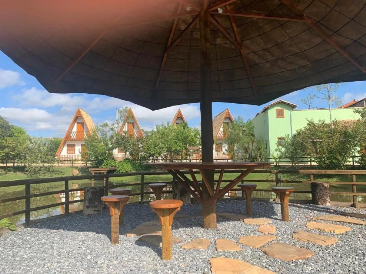 Property building in Pousada Olaria - Chalés e Suítes