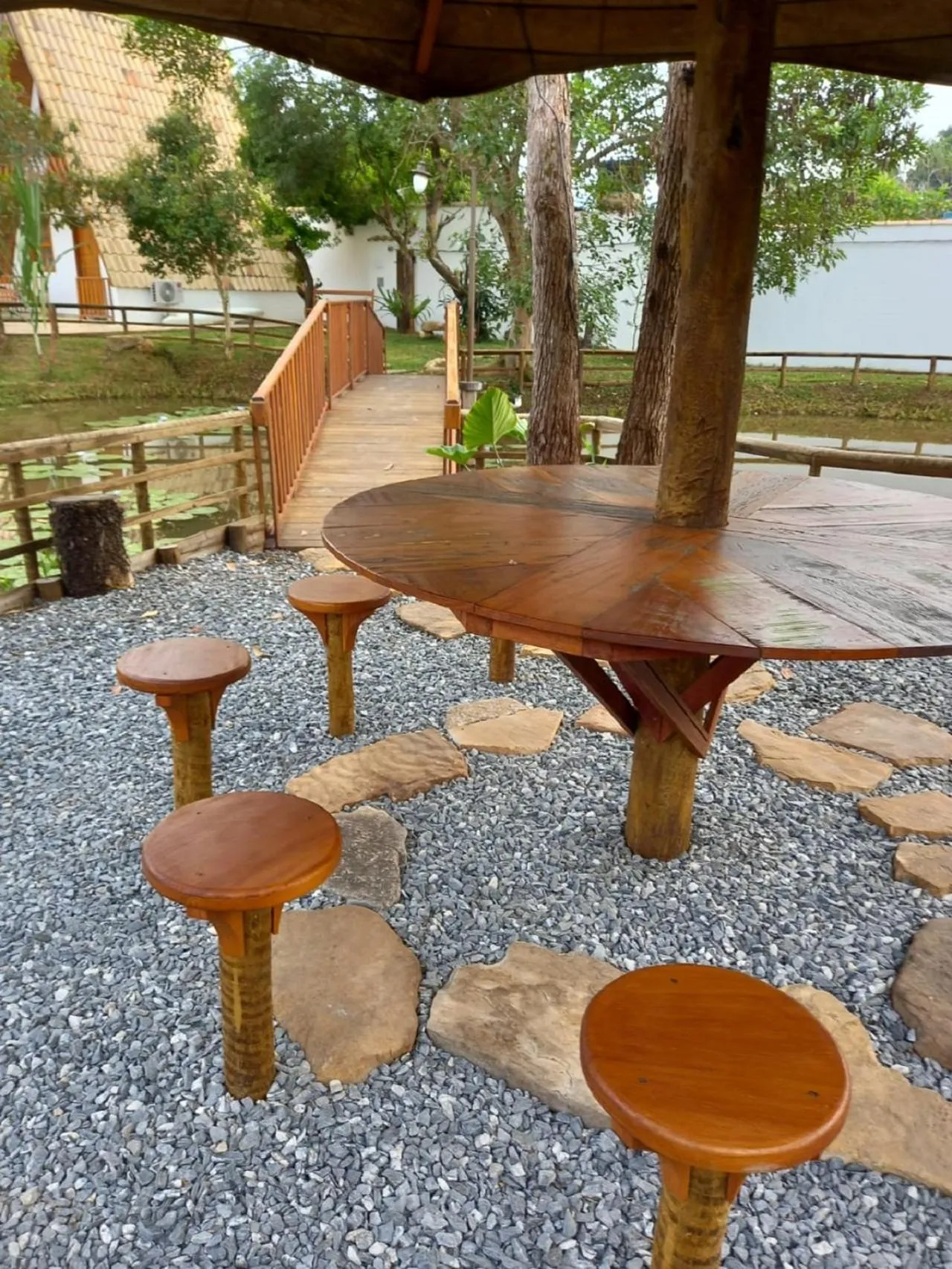 Seating area in Pousada Olaria - Chalés e Suítes
