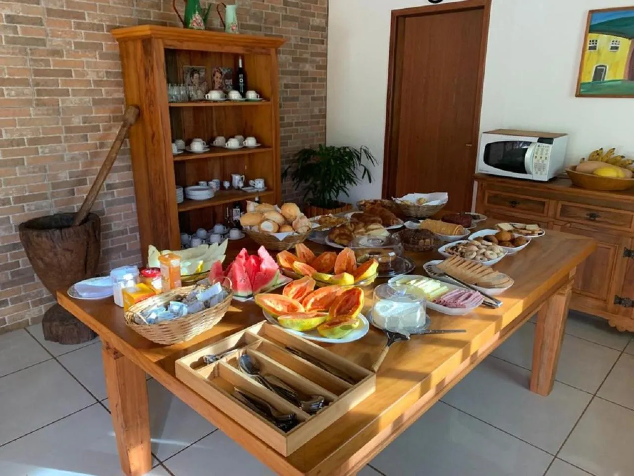 Breakfast in Pousada Olaria - Chalés e Suítes