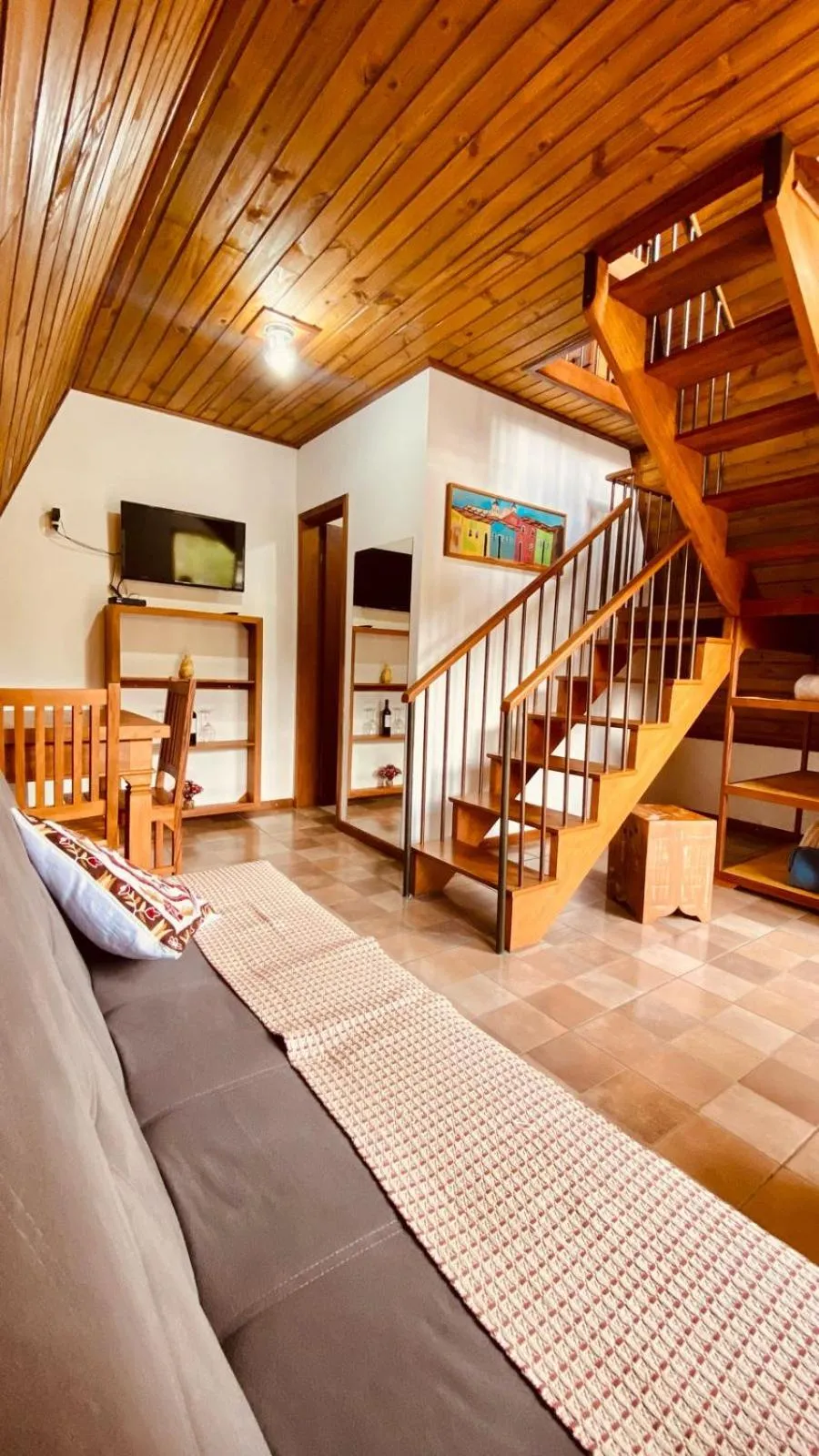 Living room in Pousada Olaria - Chalés e Suítes