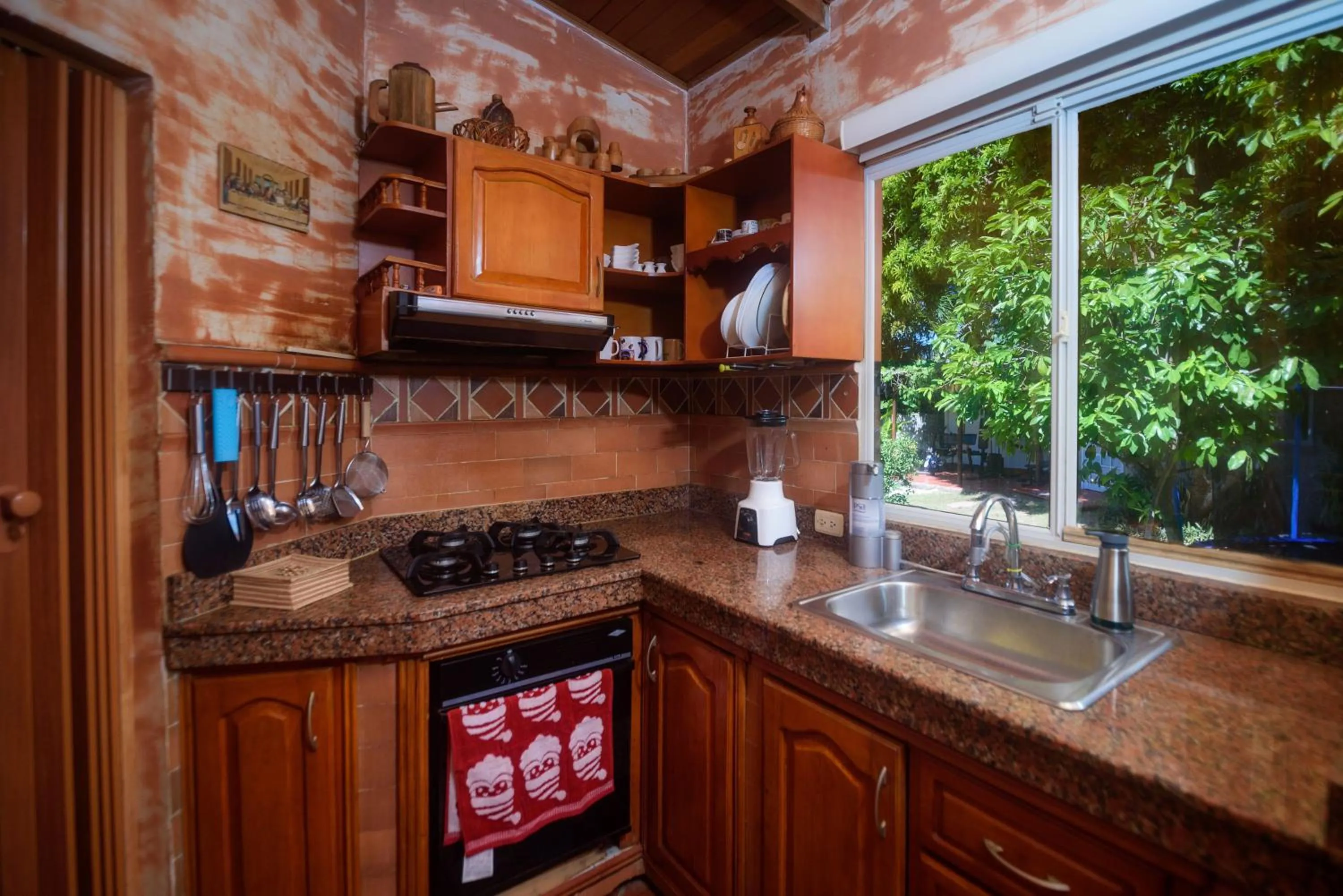 Kitchen or kitchenette in Portoazul Casa de Playa