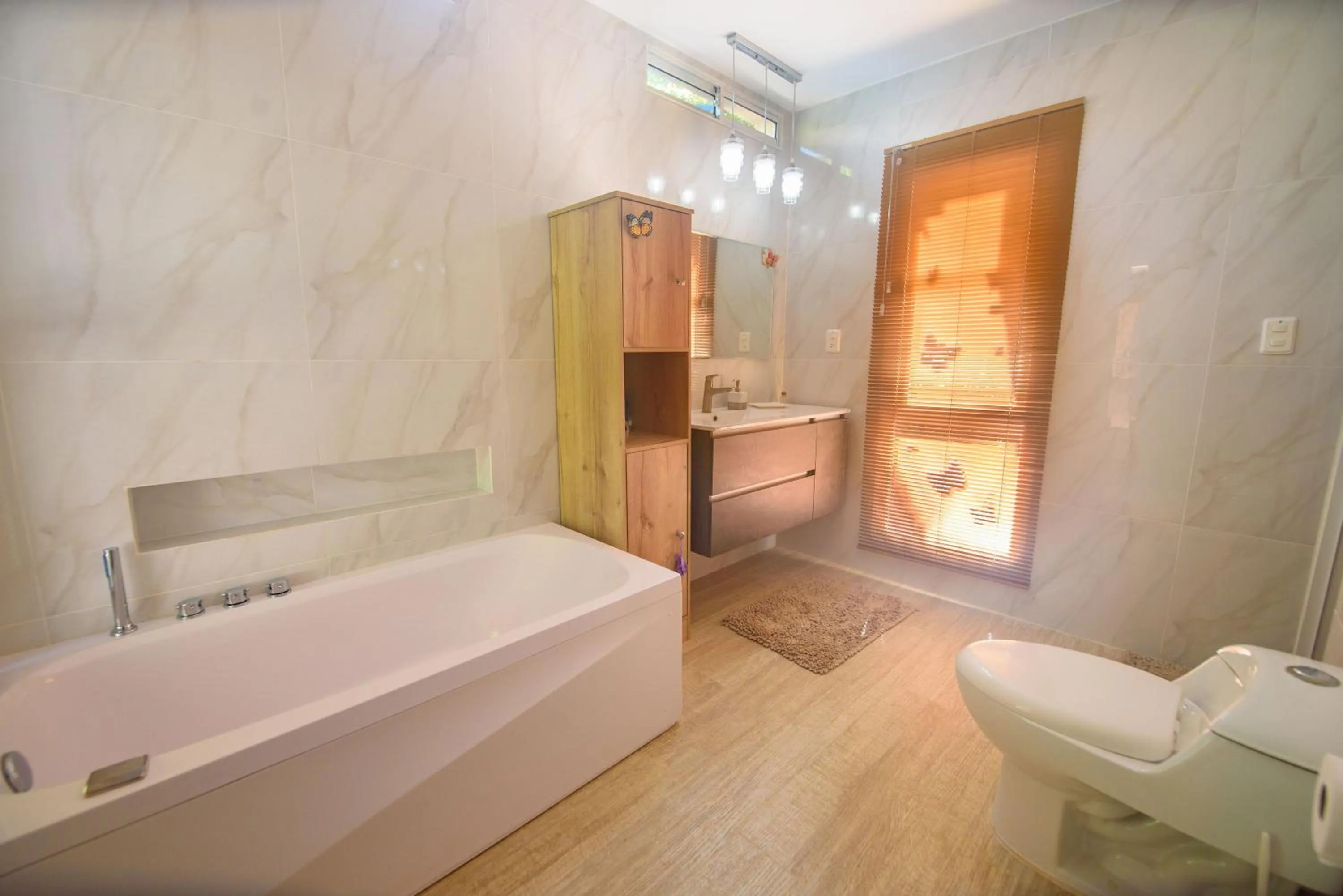 Bath, Bed in Portoazul Casa de Playa