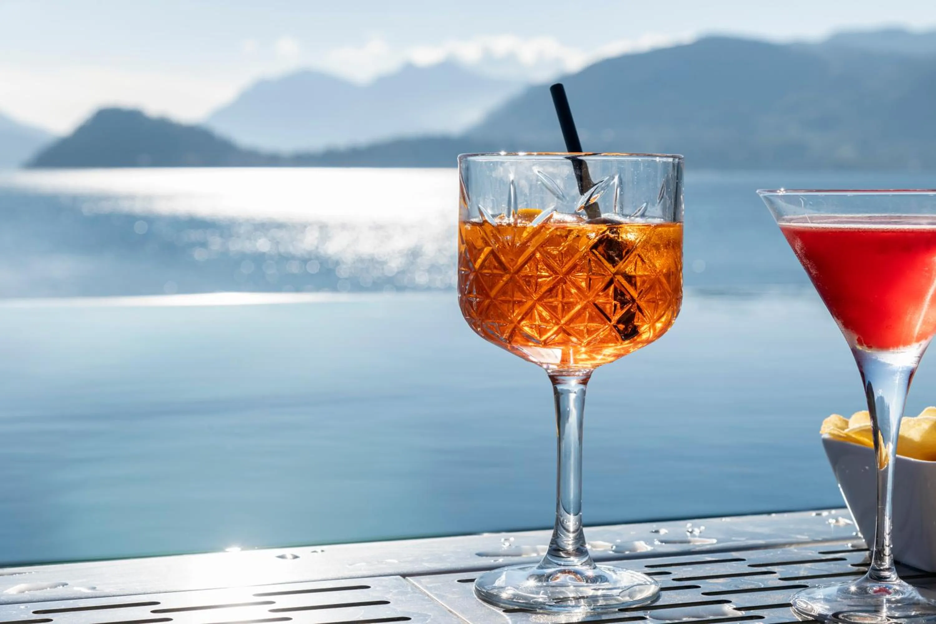Pool view in Hotel Du Lac Menaggio