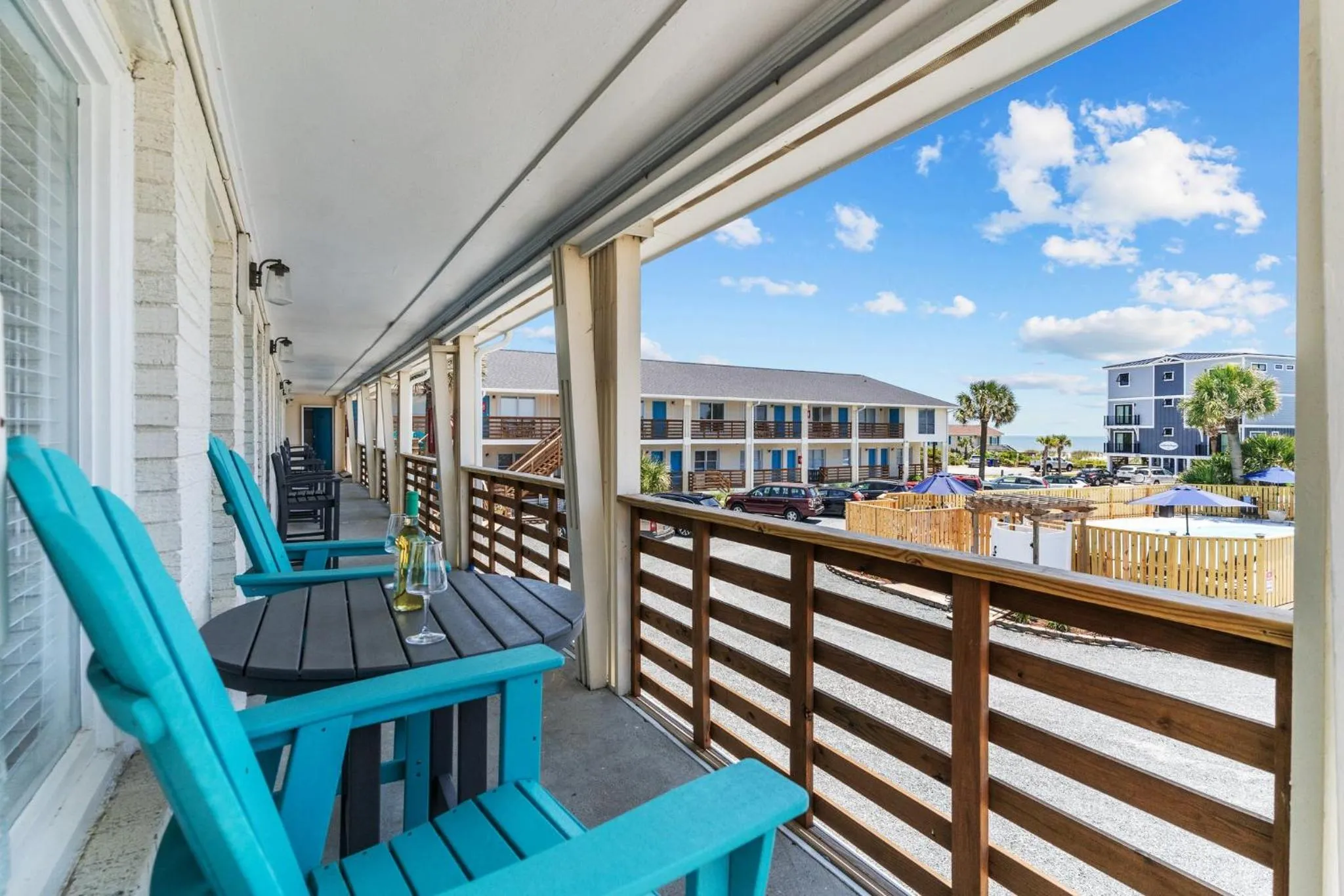 Property building in The Beach House at Oak Island by Carolina Resorts