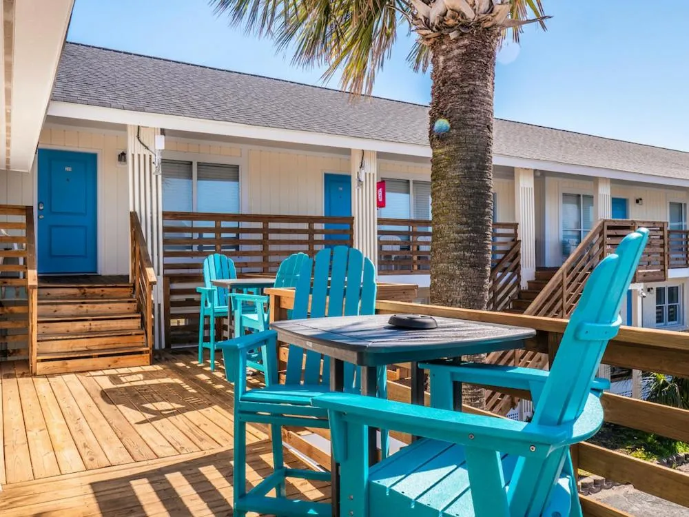 Property building in The Beach House at Oak Island by Carolina Resorts