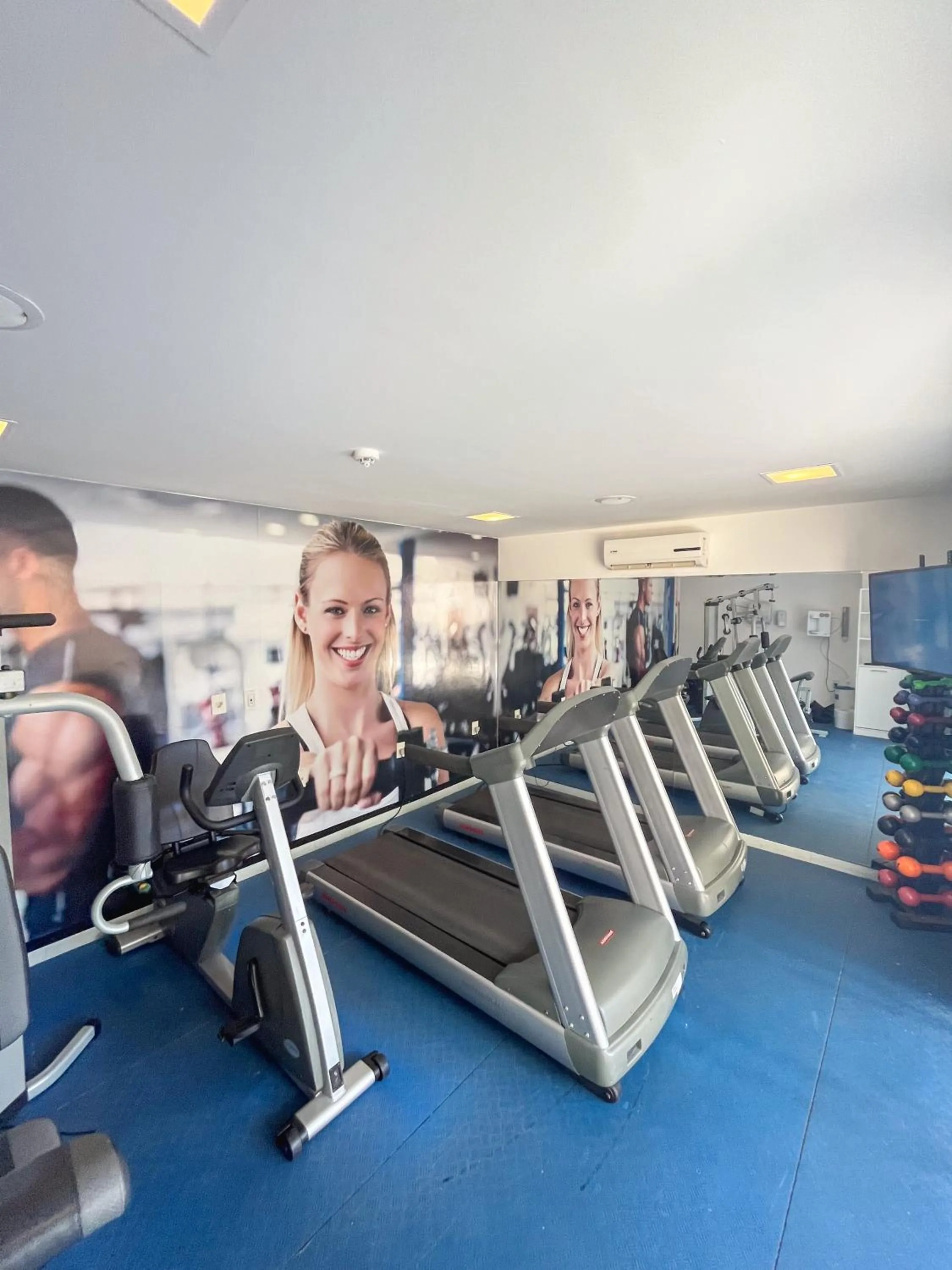 Fitness centre/facilities in Ponta Negra Flats Confort Accommodations Vista para o Mar
