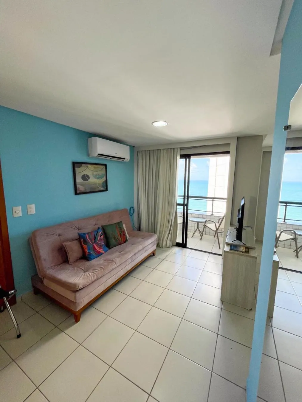 Living room in Ponta Negra Flats Confort Accommodations Vista para o Mar