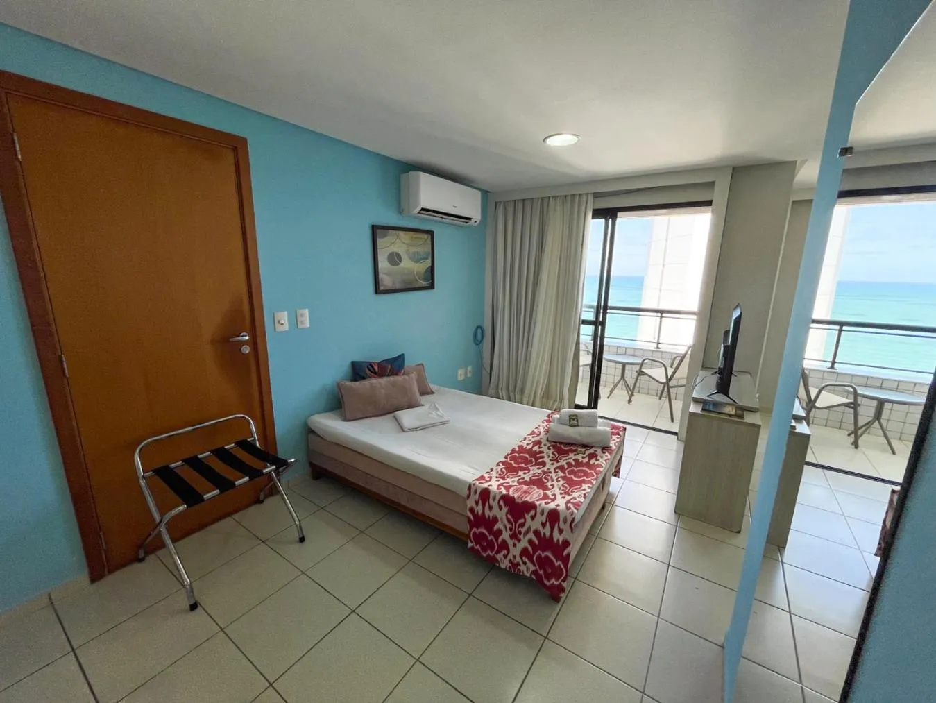 Bed in Ponta Negra Flats Confort Accommodations Vista para o Mar