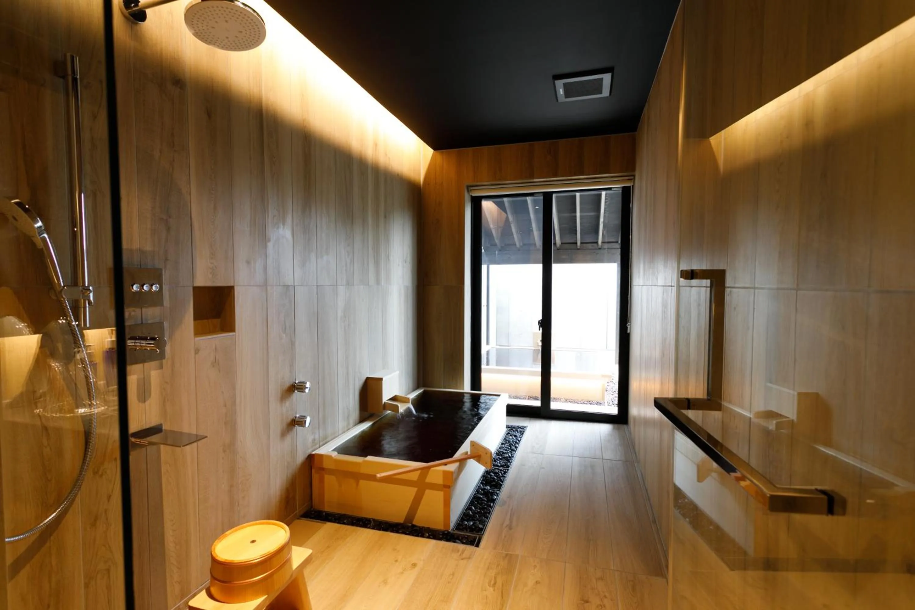 Bathroom in Tokachigawa Moor Onsen Seijyakubow