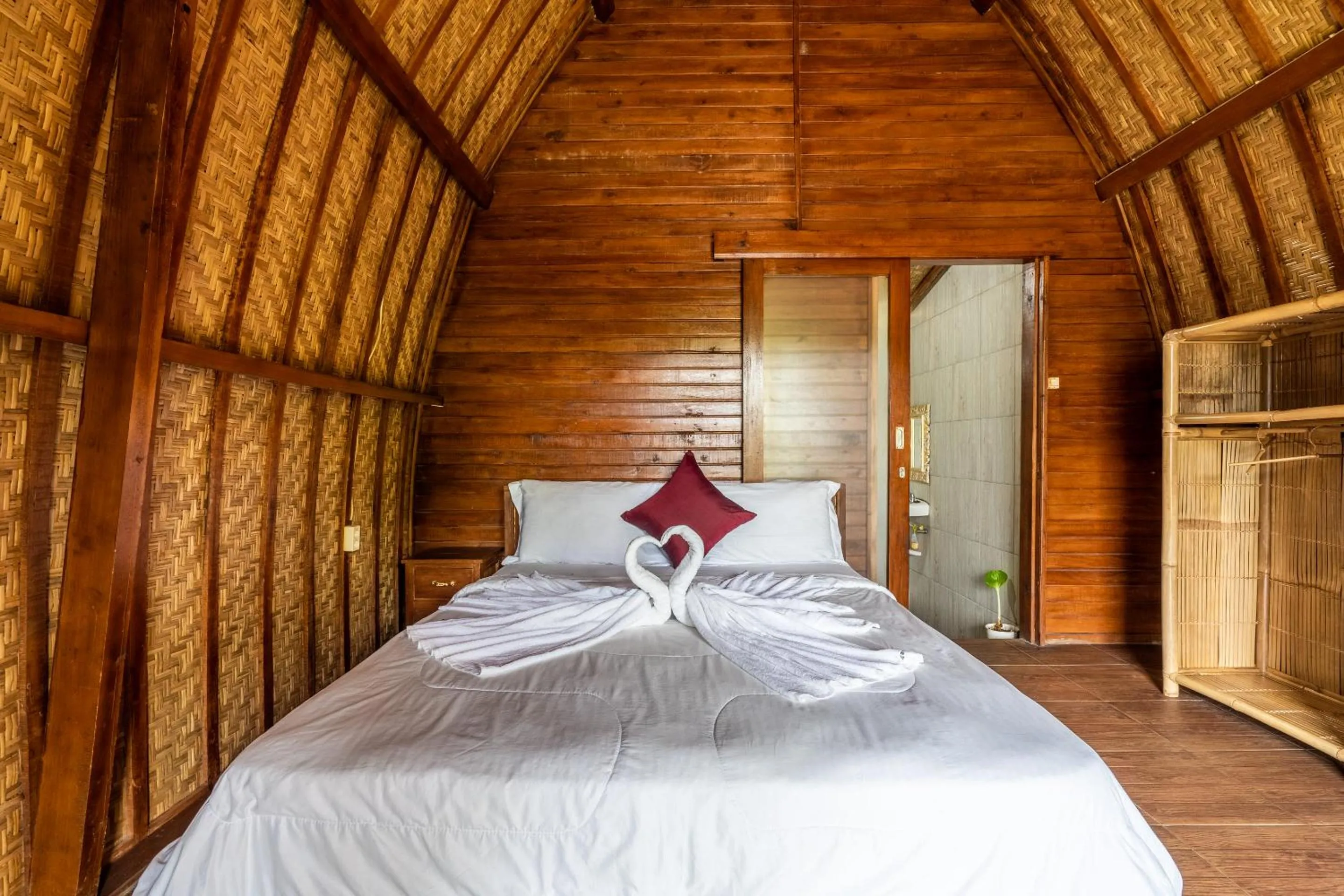 Bed in KINTAMANI Paradise Villa