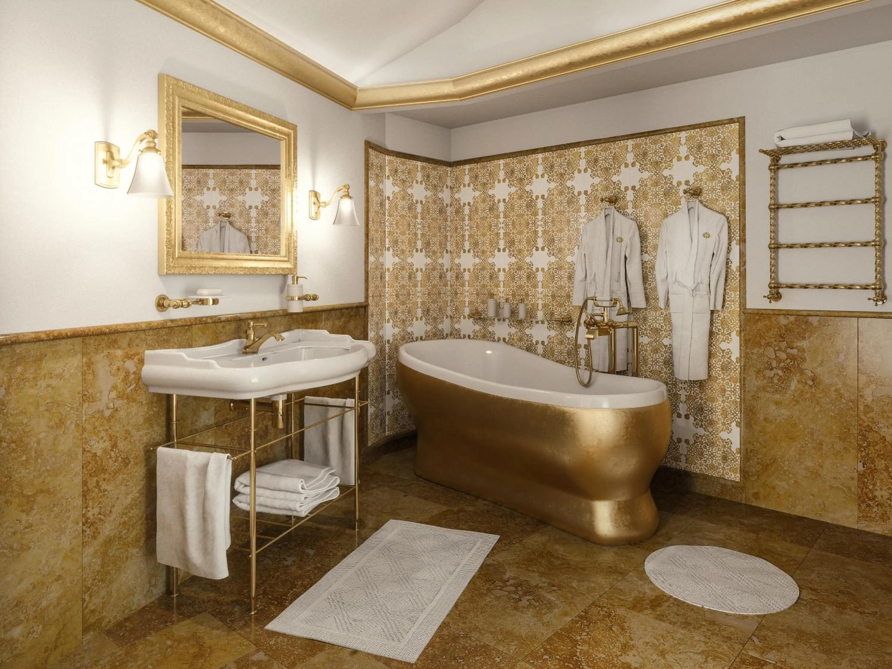 Bathroom in Hotel Abi d'Oru