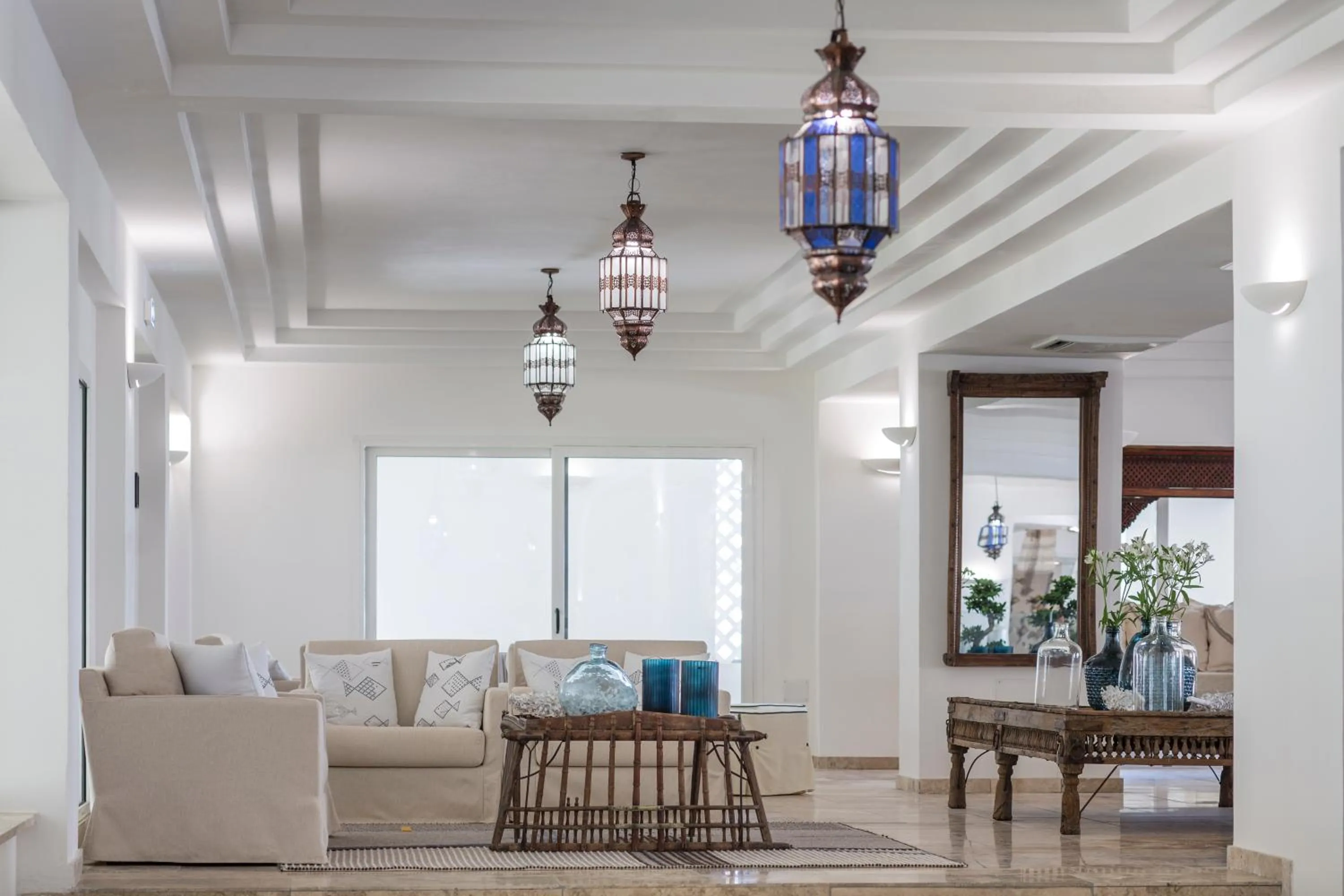 Lobby or reception in Falkensteiner Resort Capo Boi