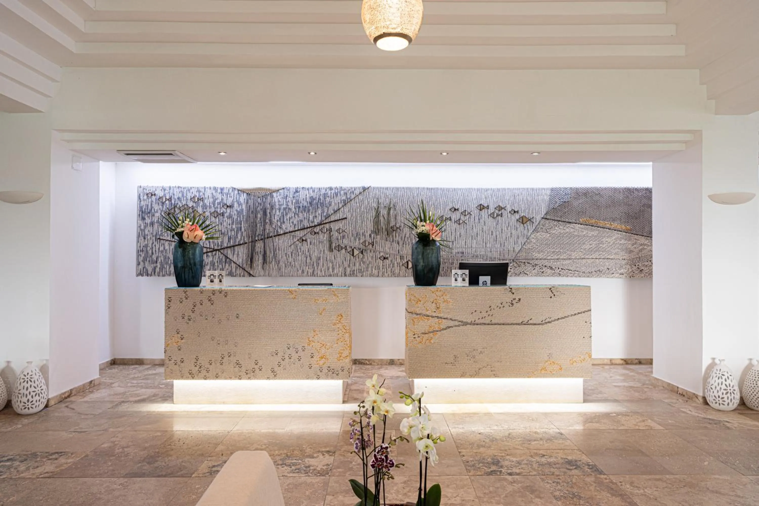 Lobby or reception in Falkensteiner Resort Capo Boi