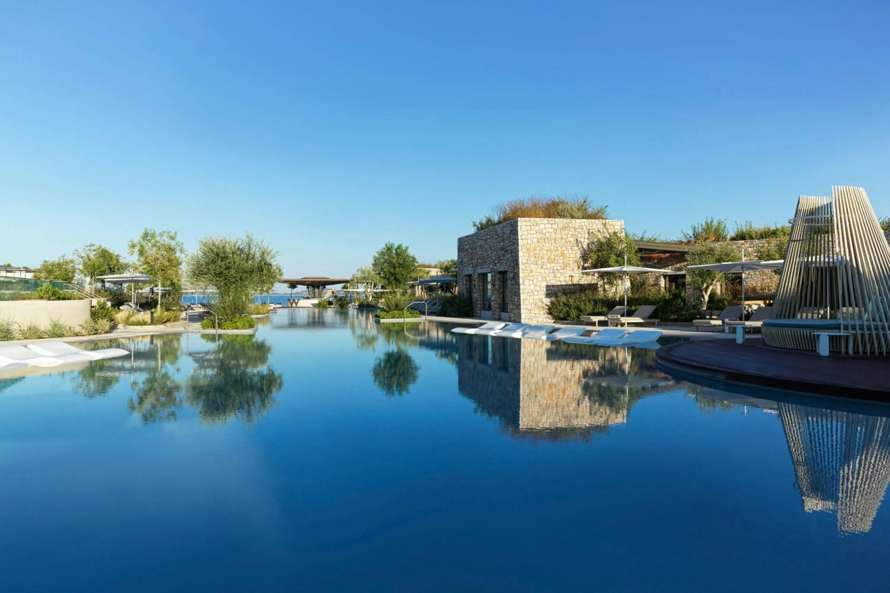Swimming pool in W Costa Navarino