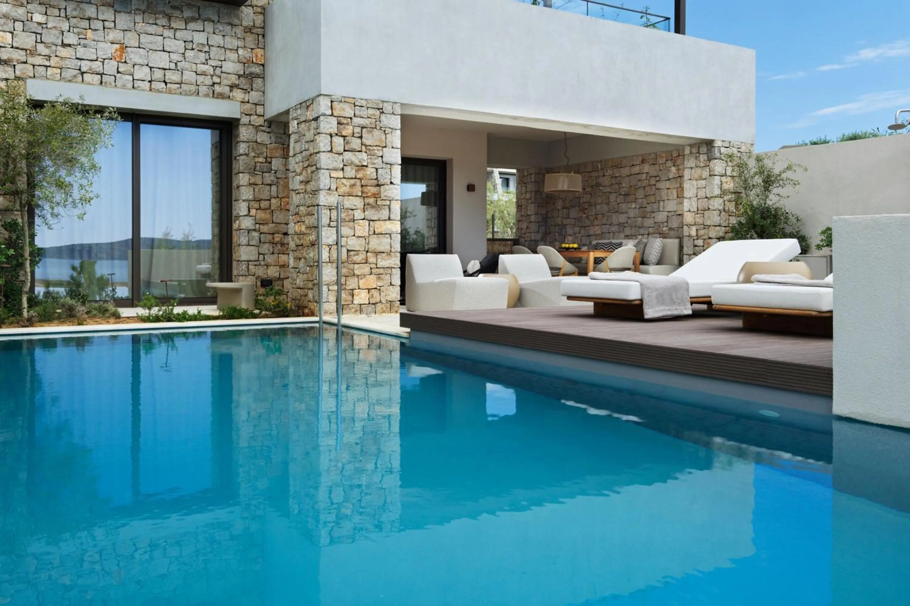 Swimming pool in W Costa Navarino