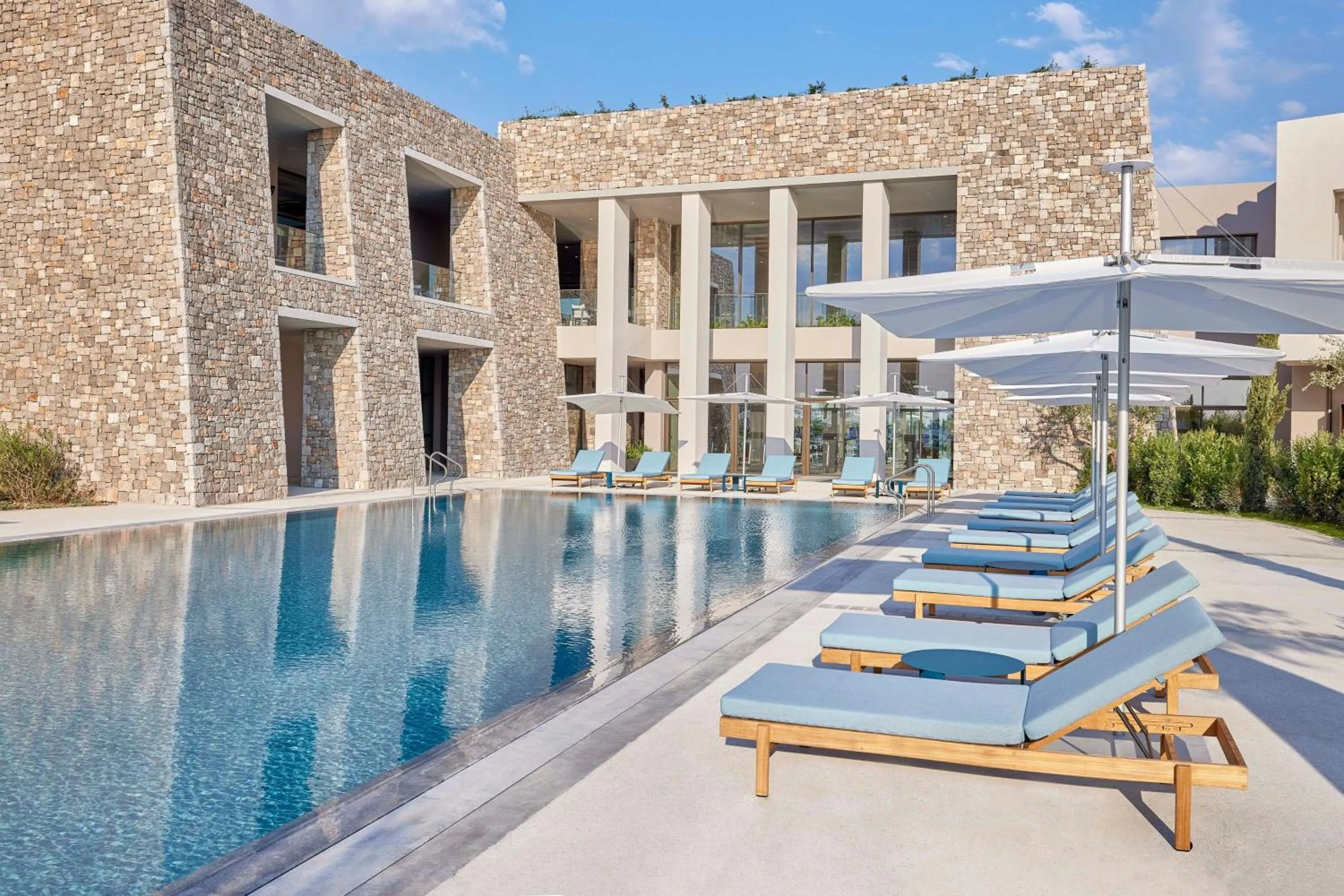 Swimming pool in W Costa Navarino