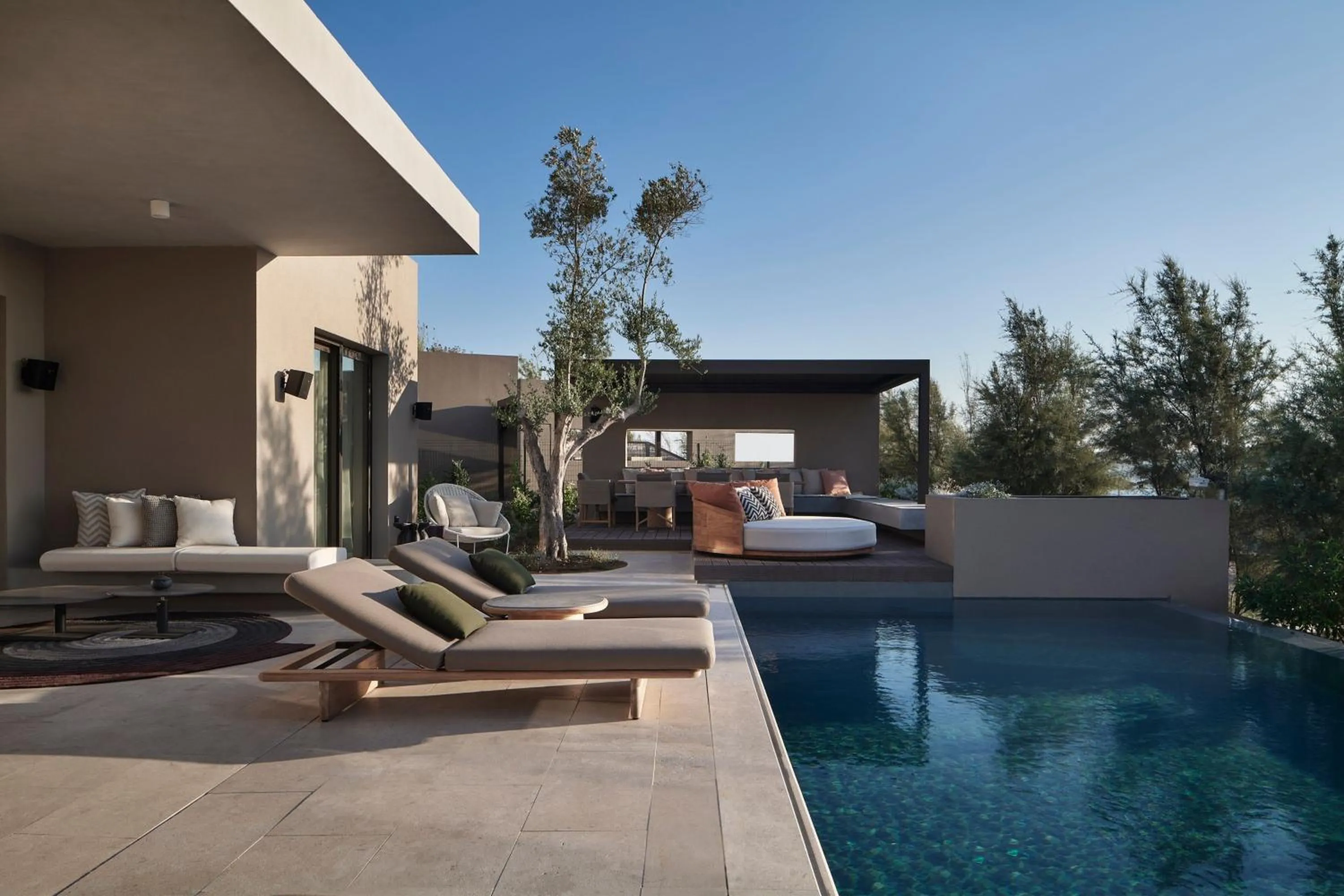 Swimming pool in W Costa Navarino