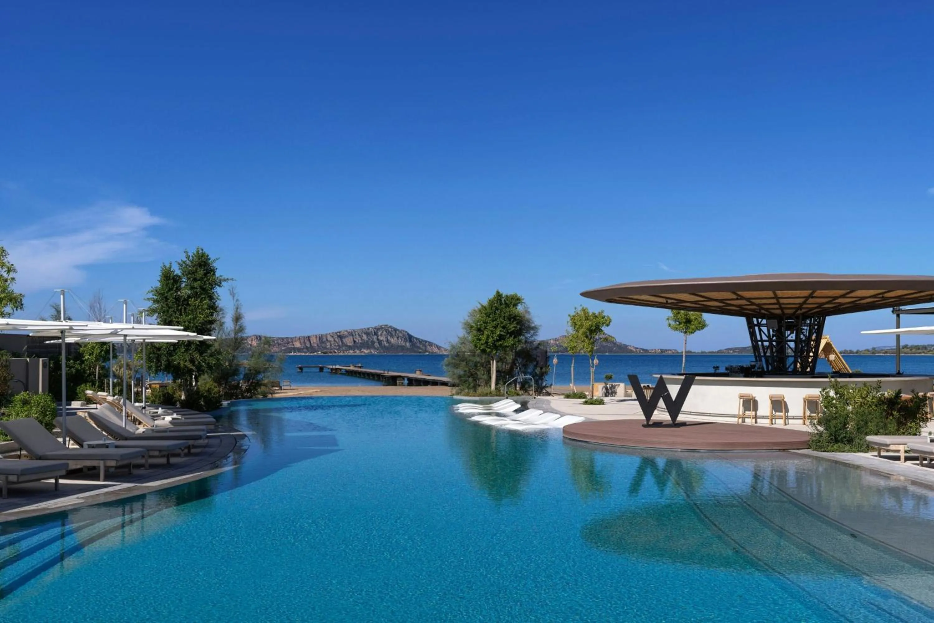 Swimming pool in W Costa Navarino