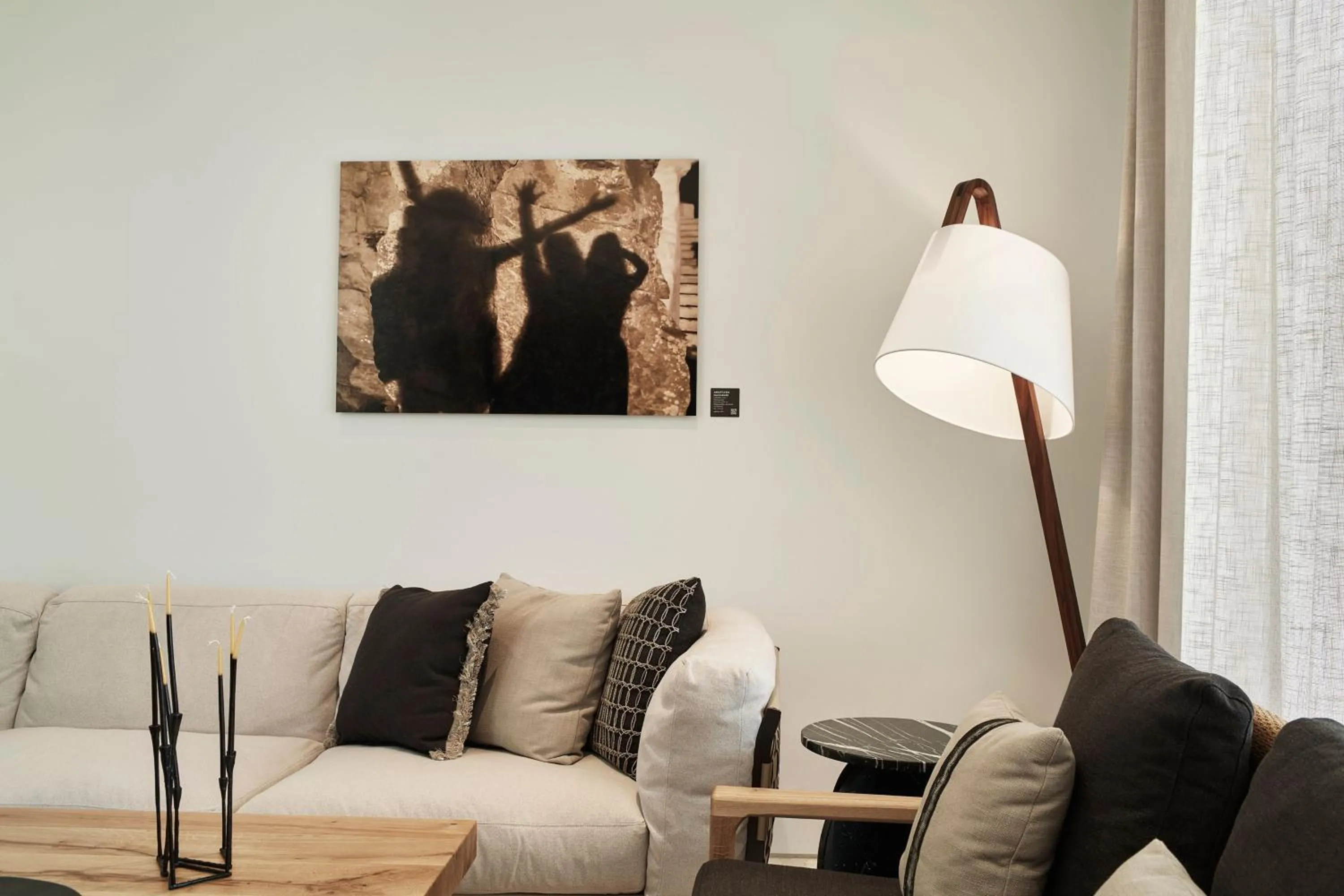 Living room in W Costa Navarino