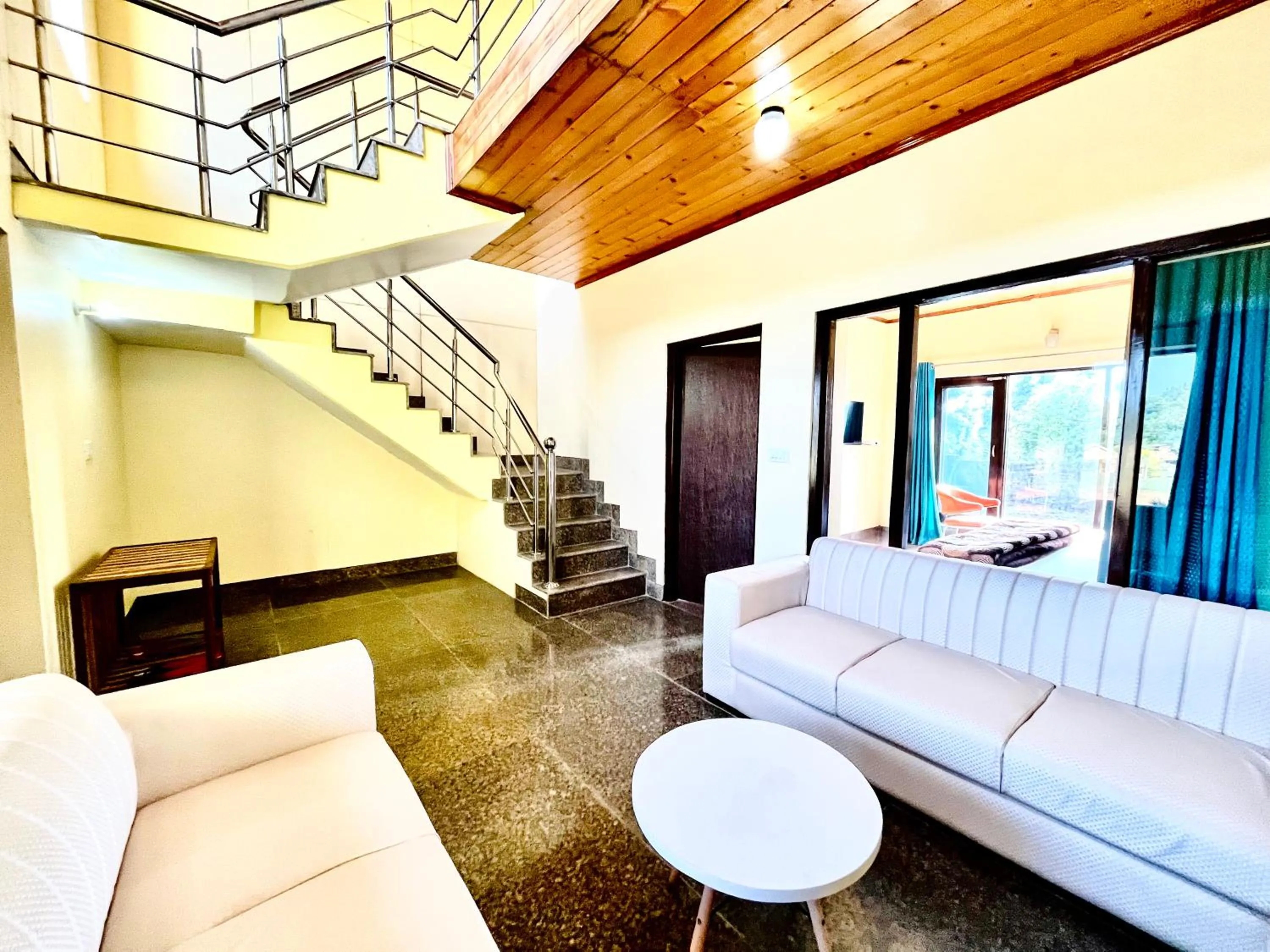 Living room in NEELGAGAN RESORT