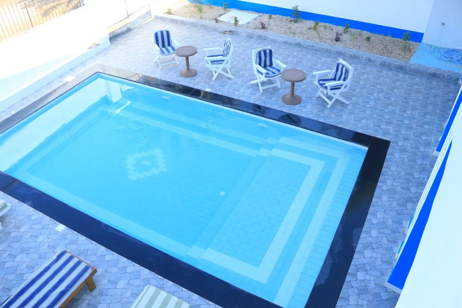 Pool view in Orient star hotel luxor