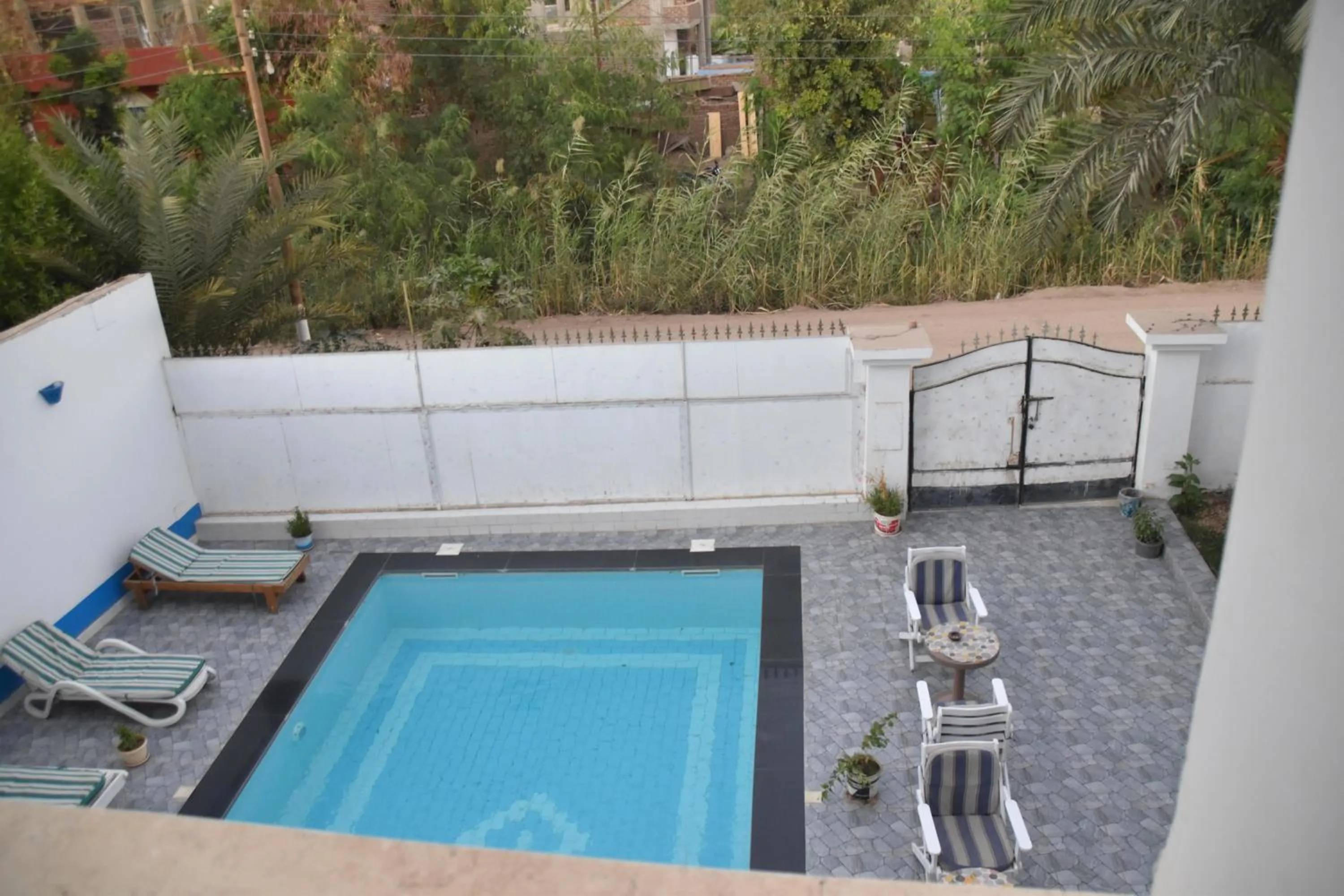 Patio in Orient star hotel luxor