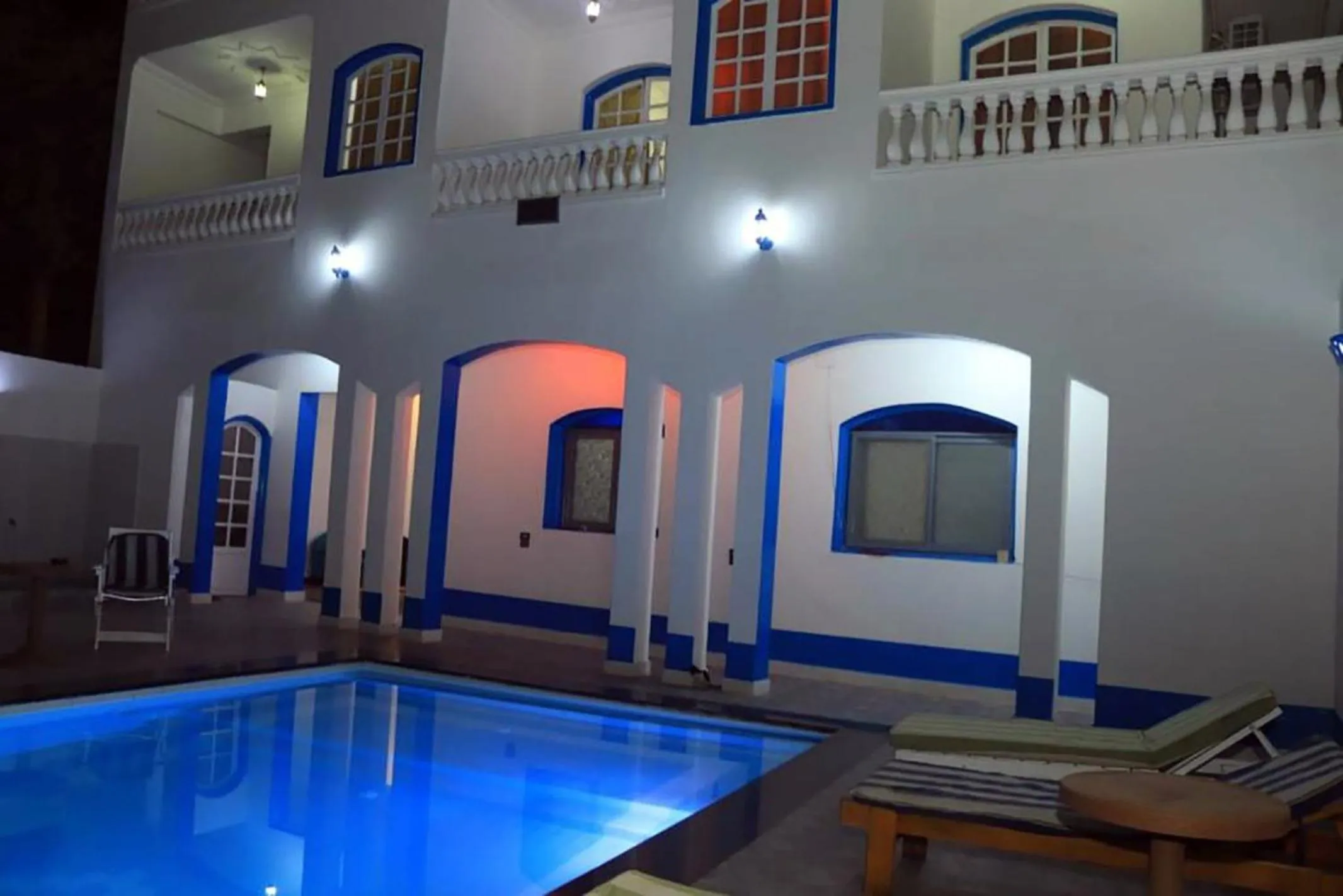 Pool view in Orient star hotel luxor