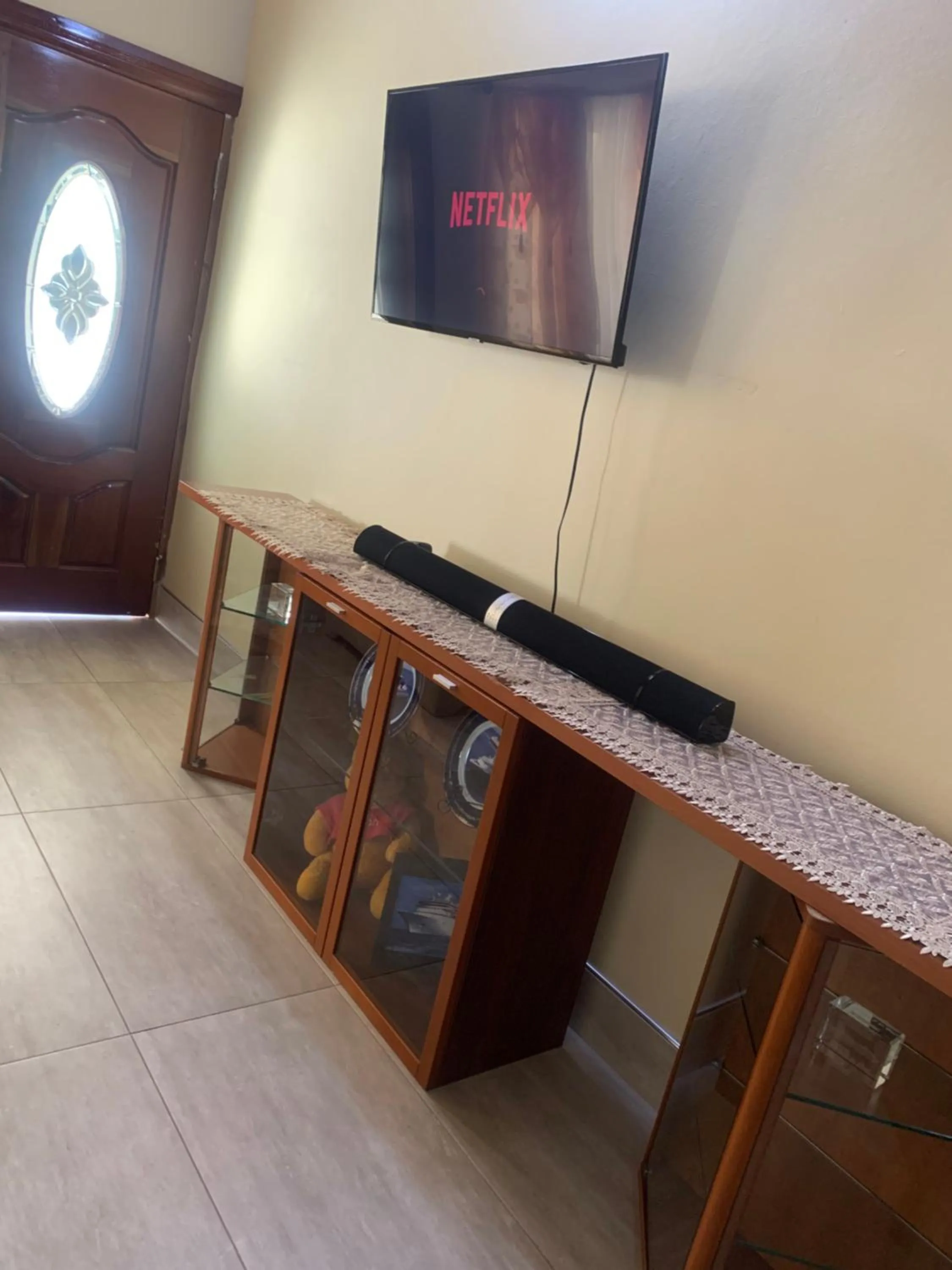 TV and multimedia in White House by White River