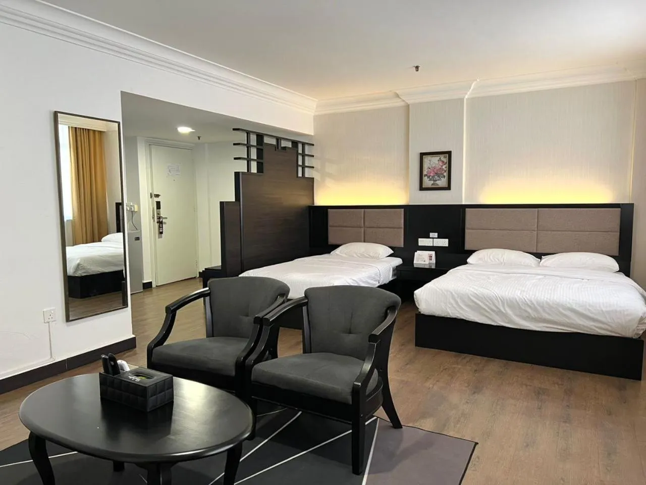 Bed in Remington Hotel