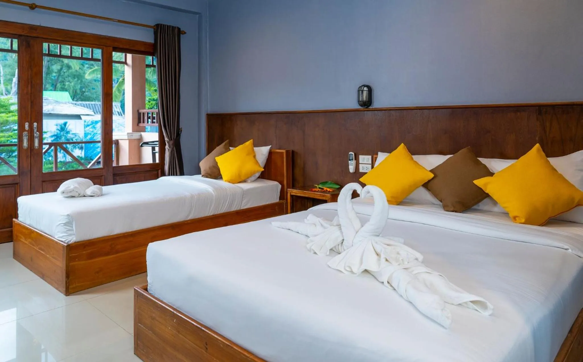 Bed in Little Paradise Haad Rin Koh Phangan