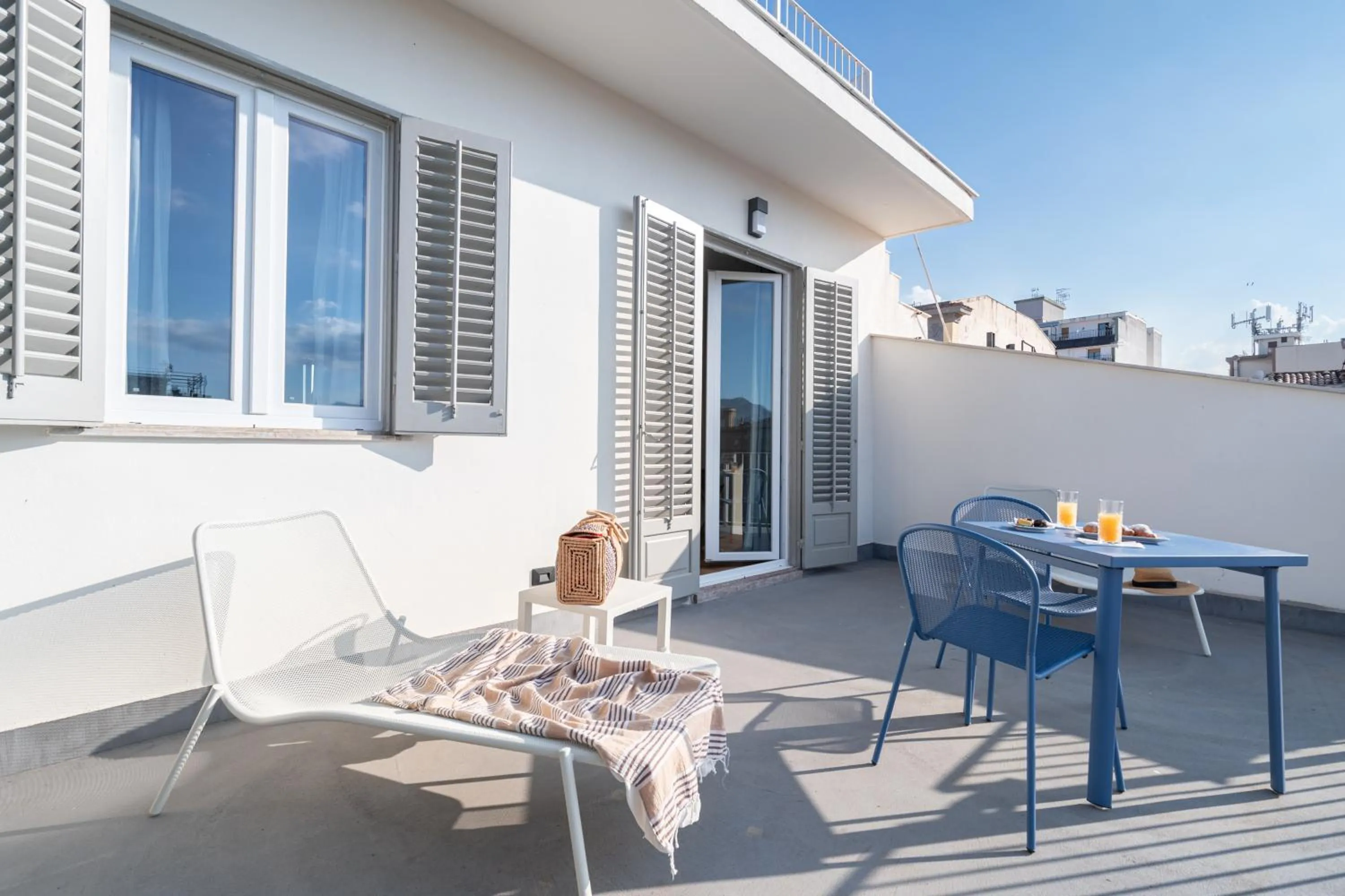 Balcony/Terrace in Attico 37 - Queen room con terrazza privata