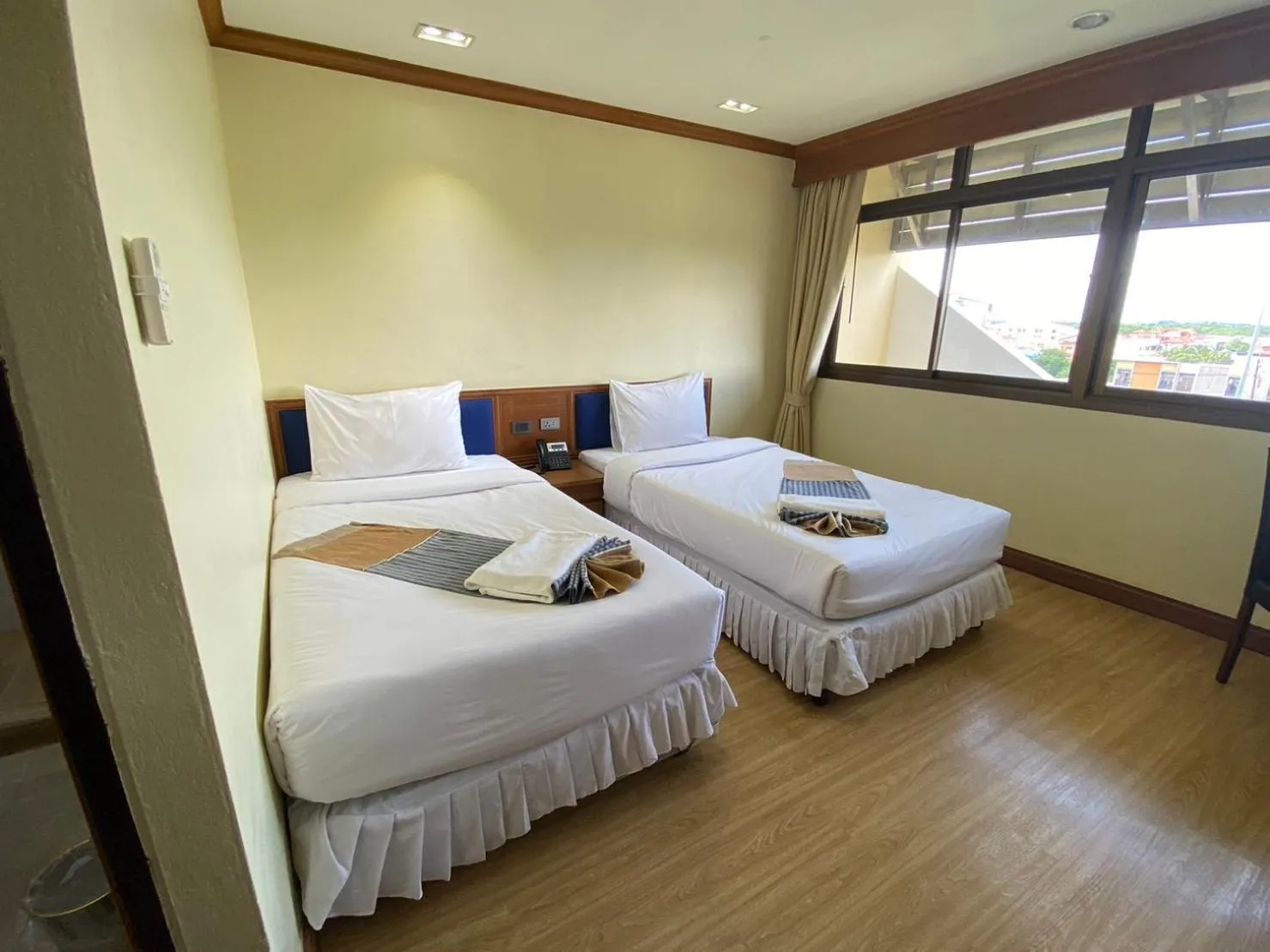 Bed in Phuphanplace Hotel