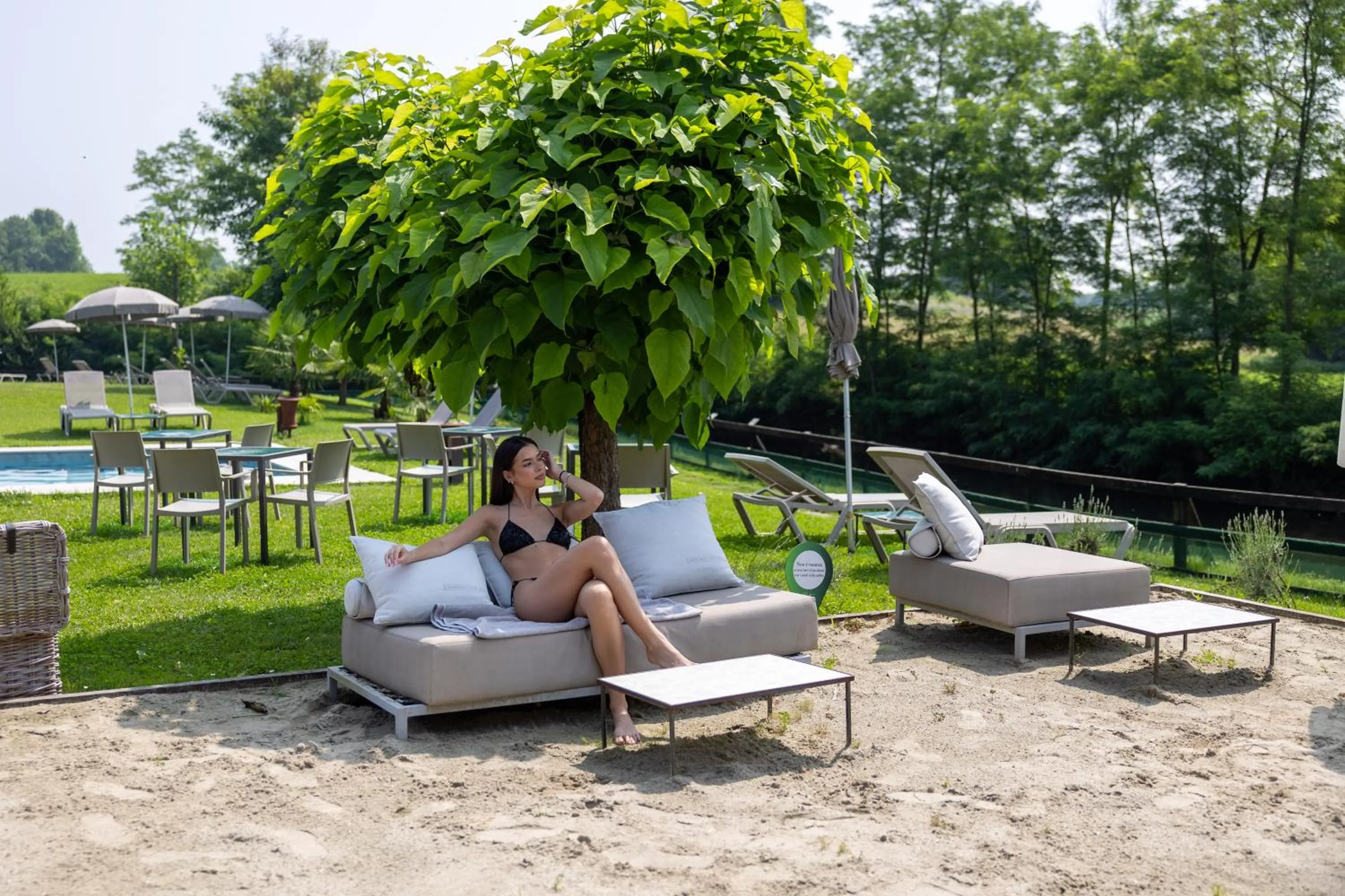 Swimming pool in Hotel Il Corazziere