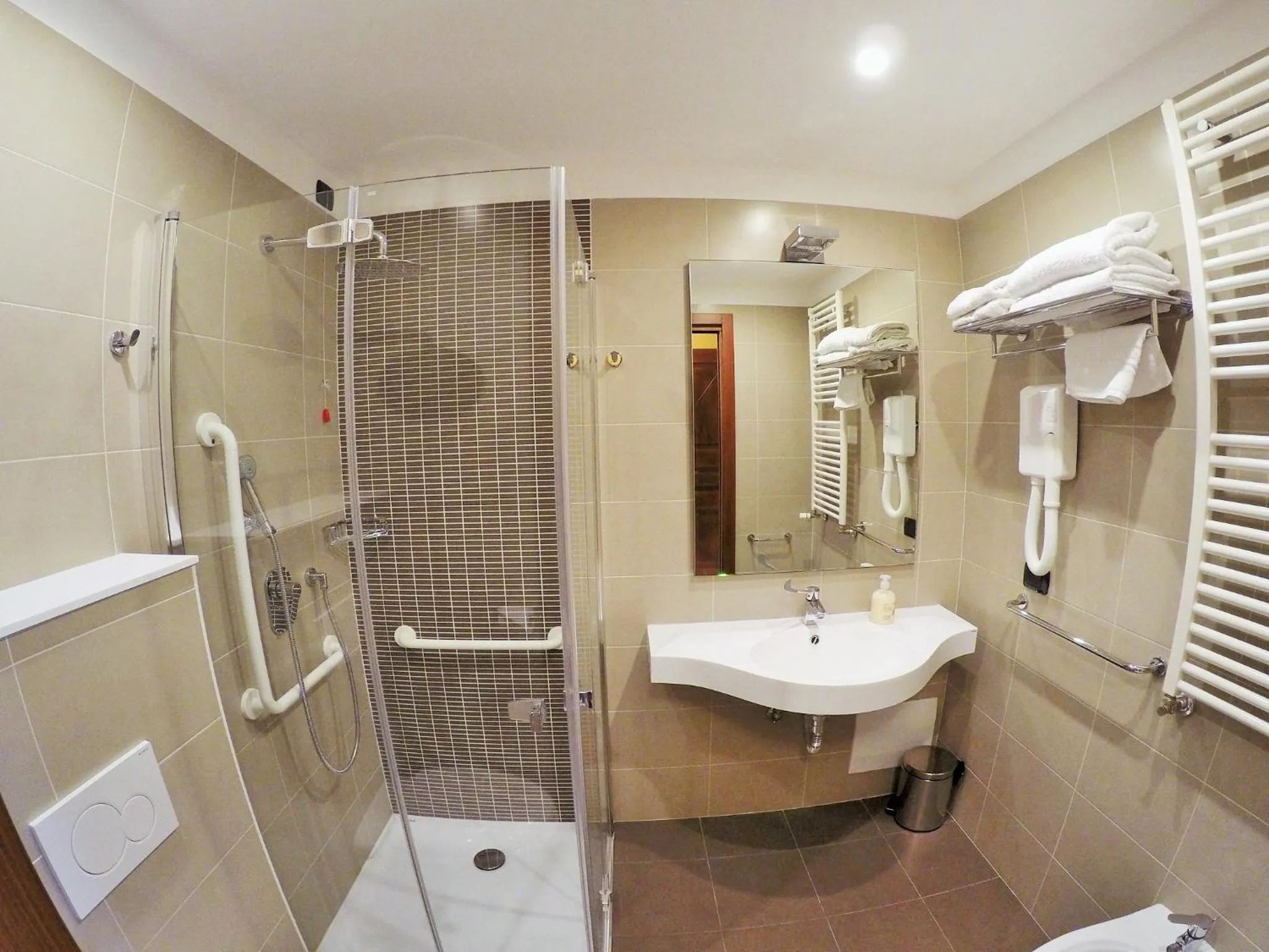 Bathroom in Chalet Alpina Hotel & Apartments