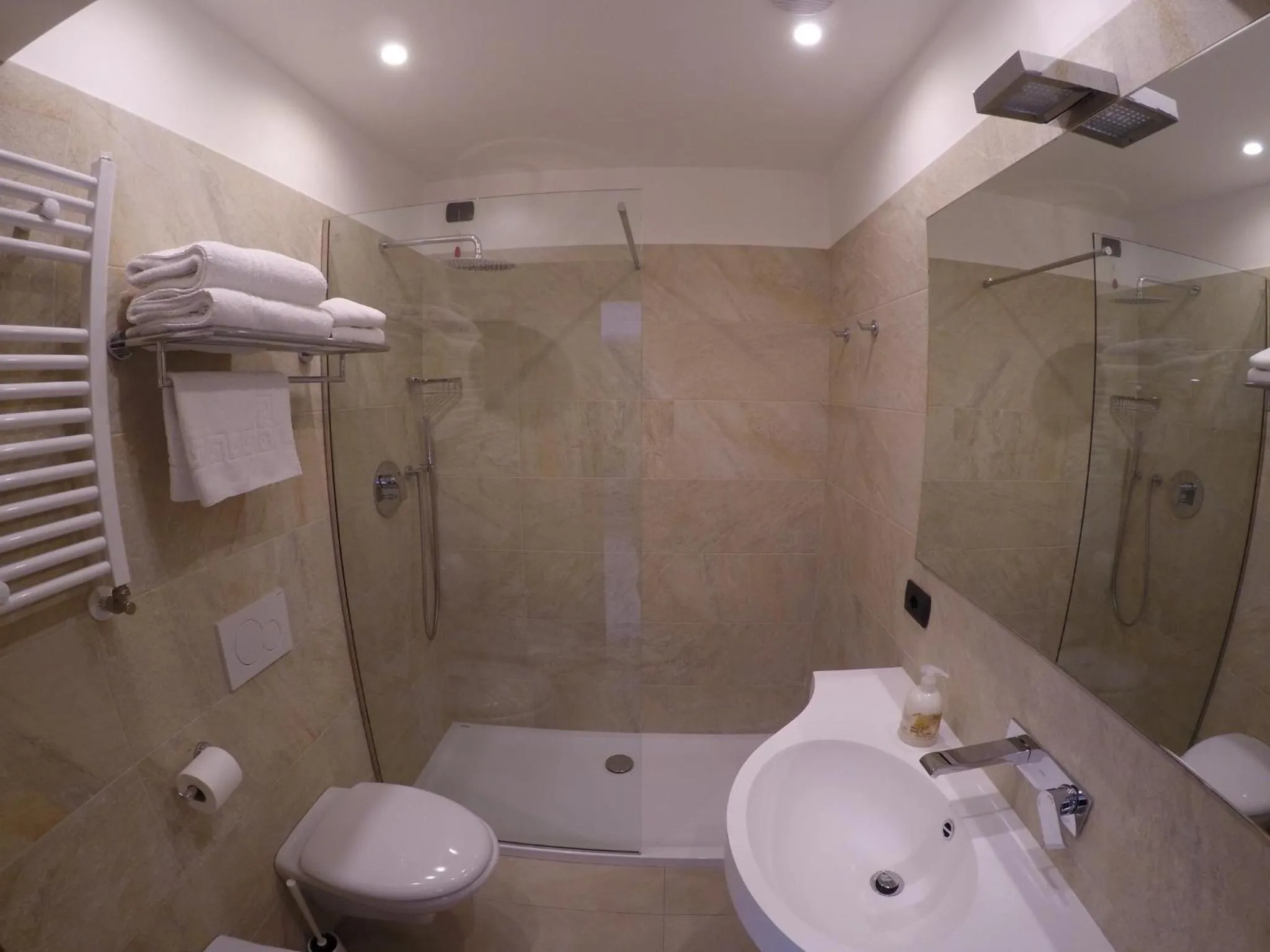 Bathroom in Chalet Alpina Hotel & Apartments