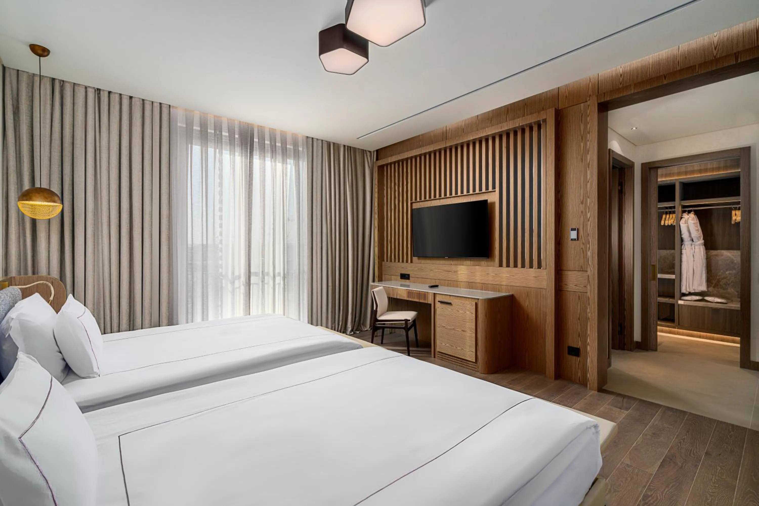 Communal lounge/ TV room, Bed in Bayou Villas Antalya - Ultra All Inclusive