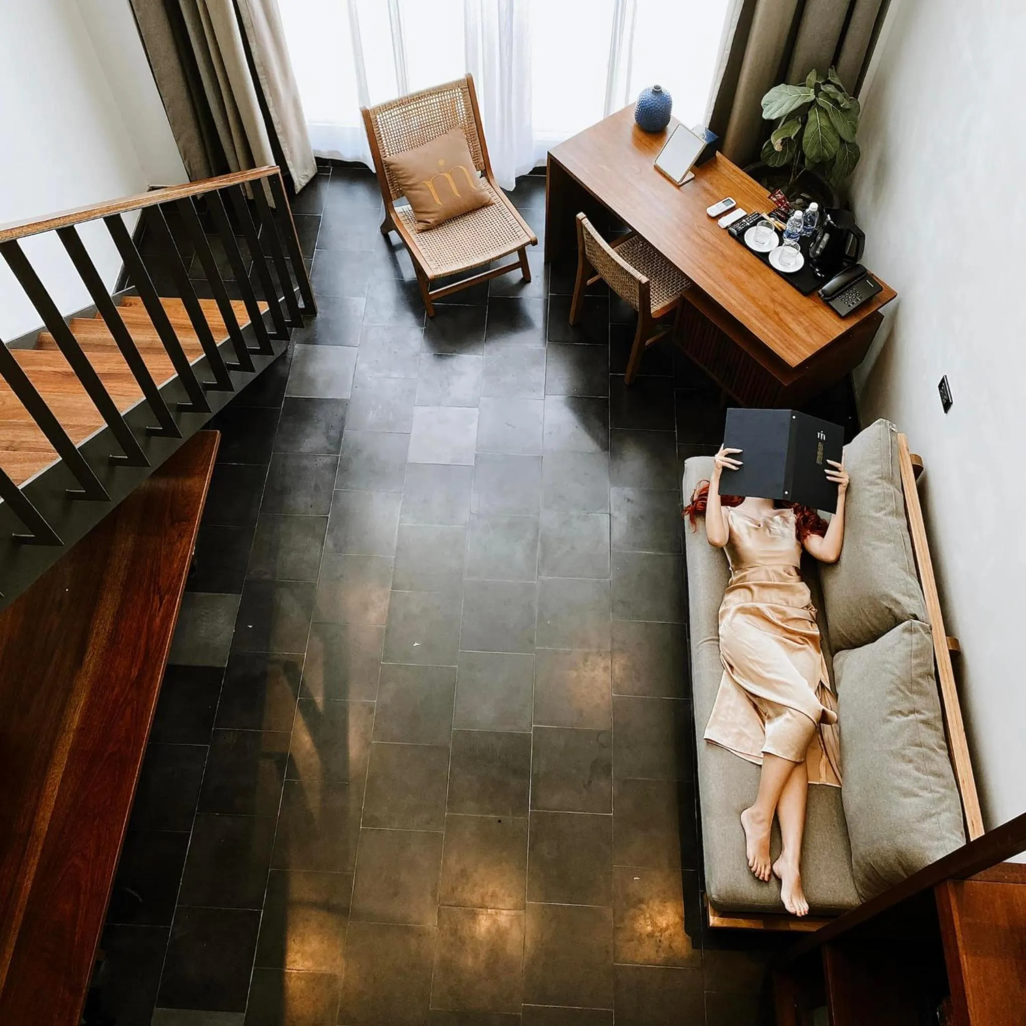 Living room, Bed in Le Mint Hotel Quy Nhơn