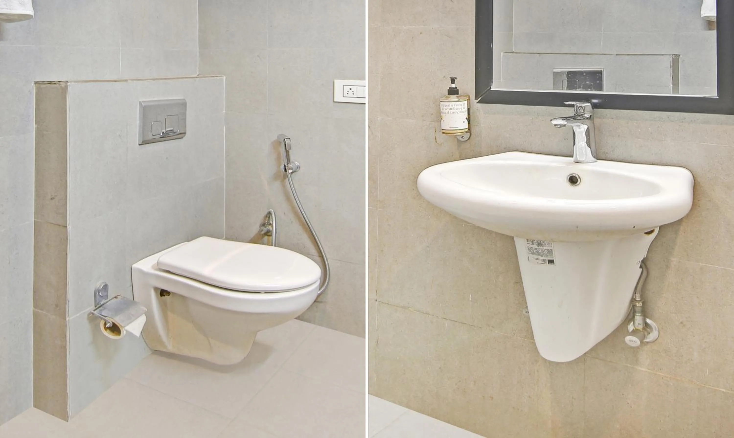 Toilet in Treebo Ahinsa Residency Sohna Road