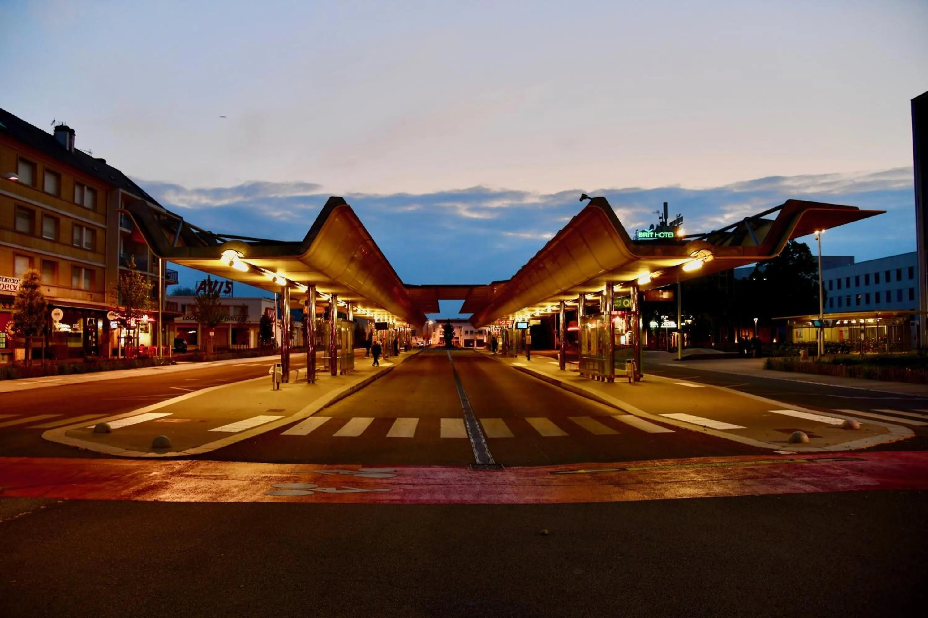 City view in ibis budget Saint Nazaire Centre Gare