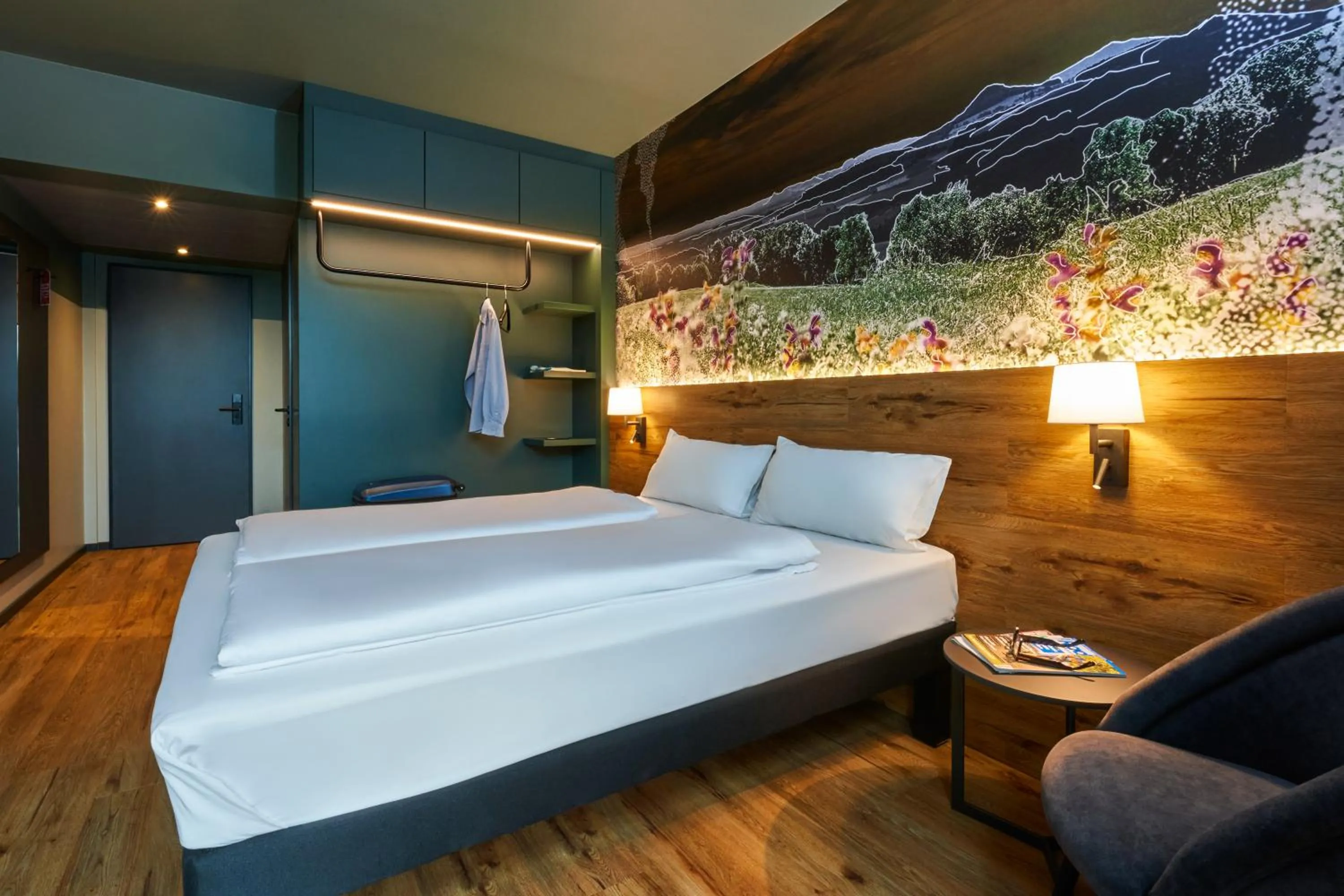 Bedroom, Bed in Ibis Styles Singen