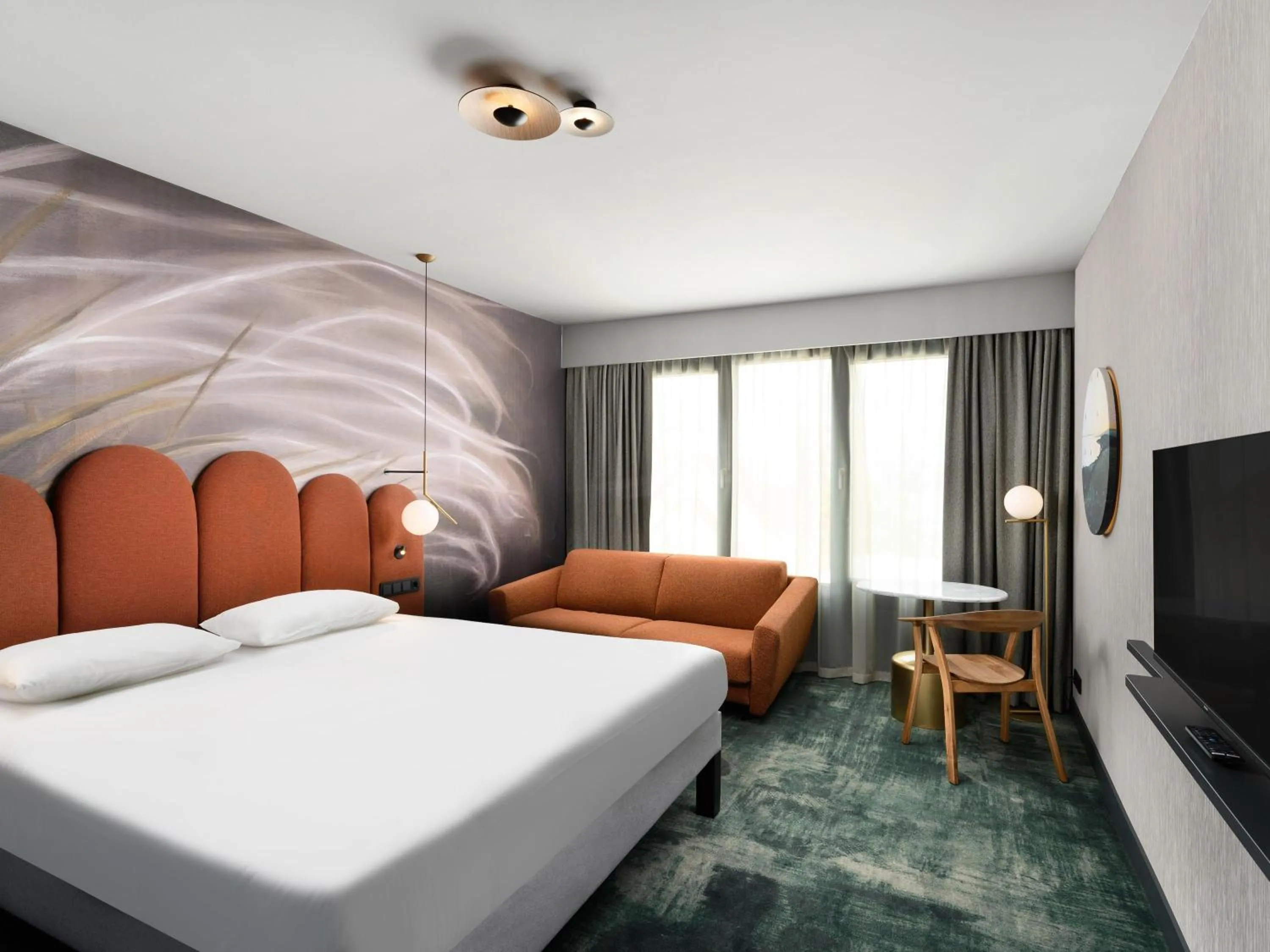 Bedroom, Bed in Mercure Debrecen