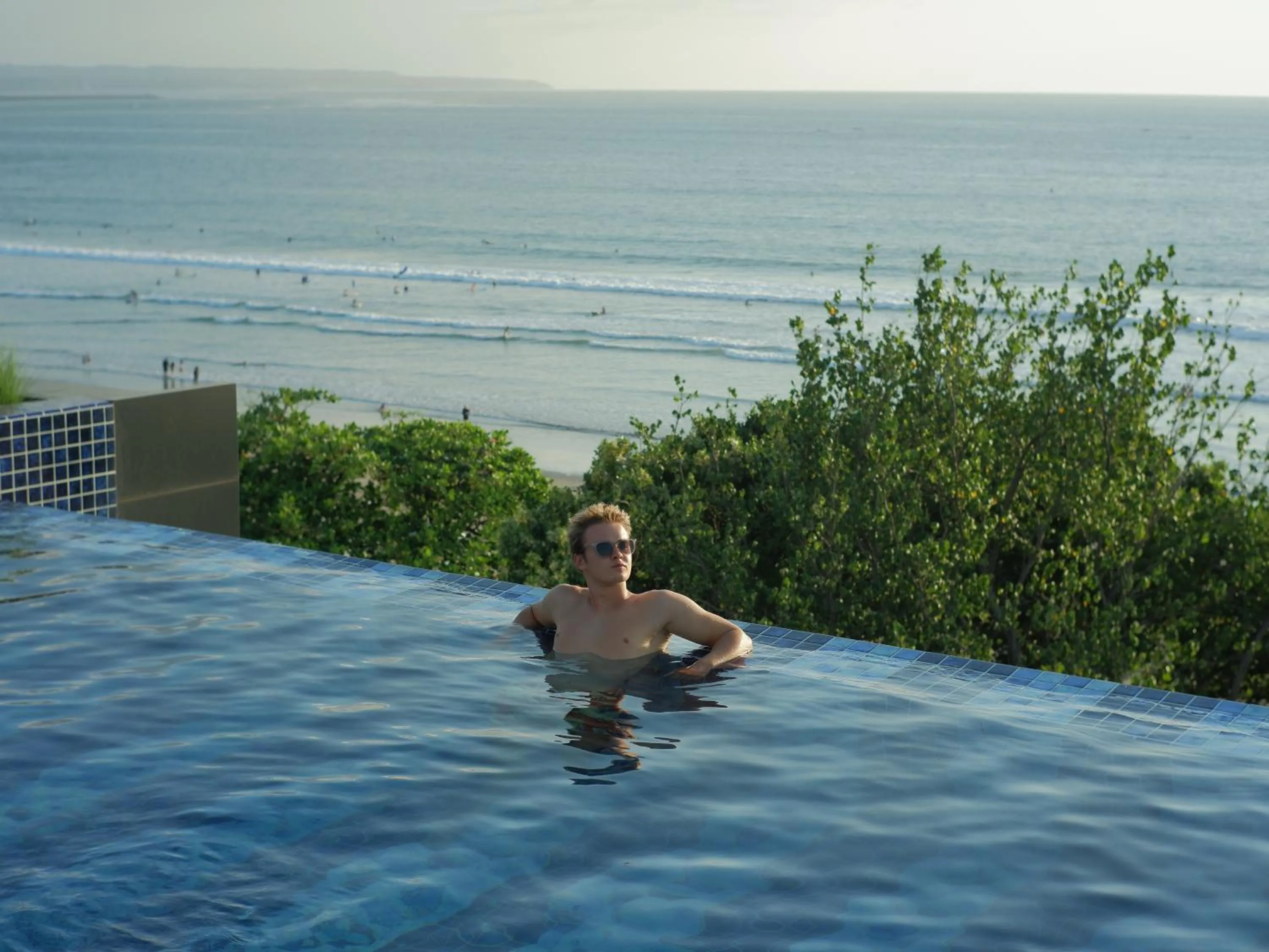 Pool view in Tribe Bali Kuta Beach
