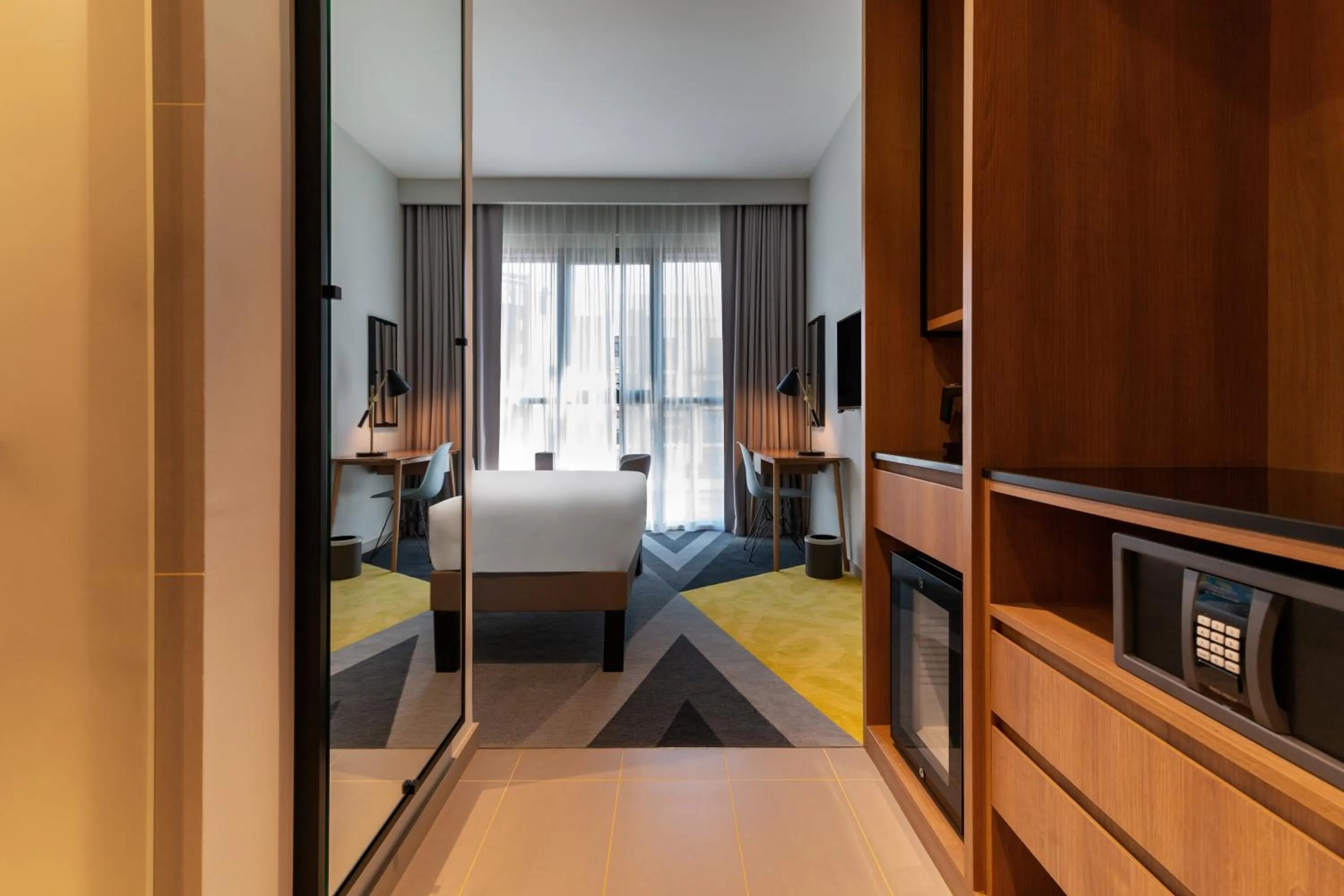 Bed in ibis Styles Dubai Deira