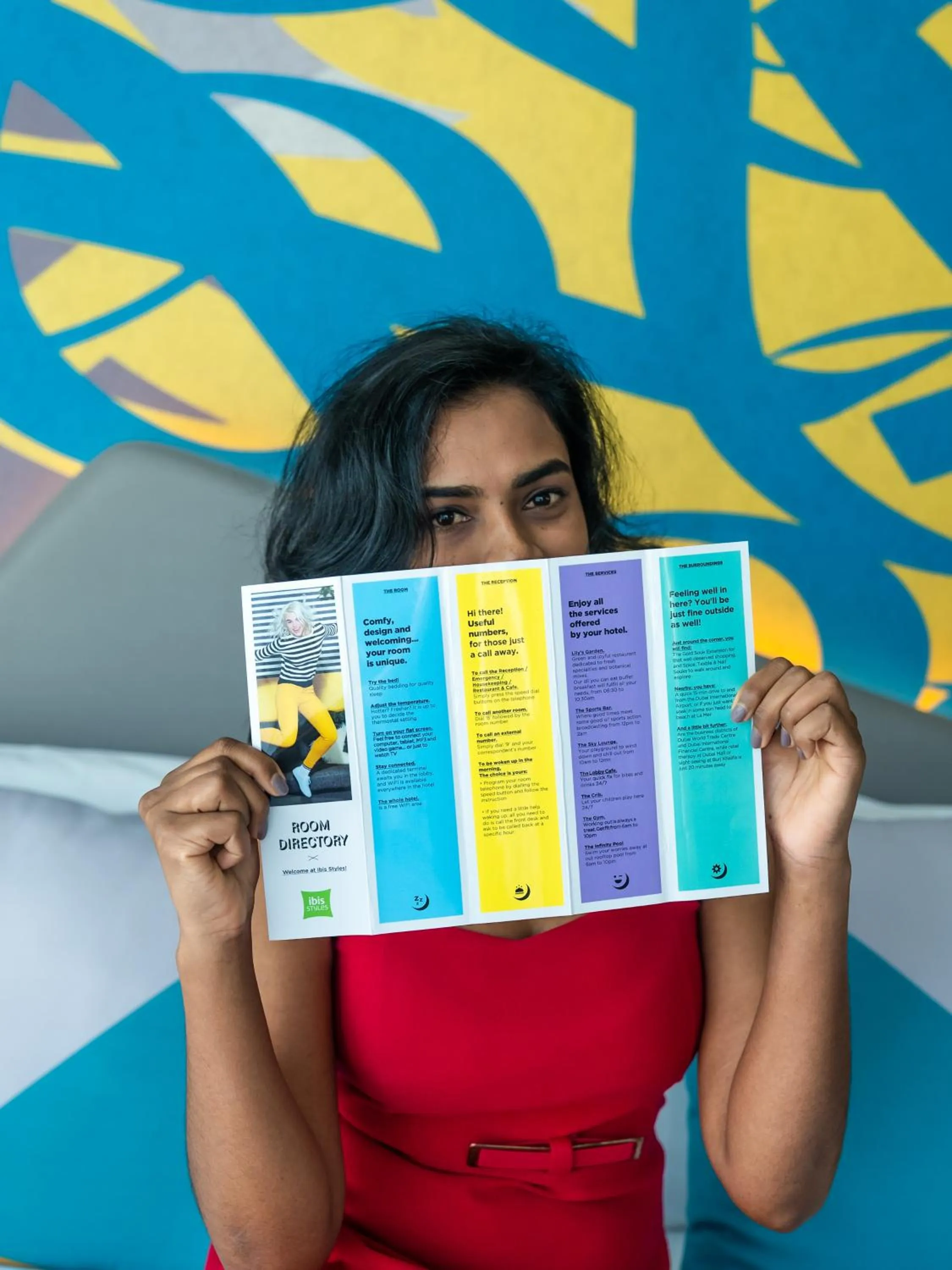 Bedroom in ibis Styles Dubai Deira