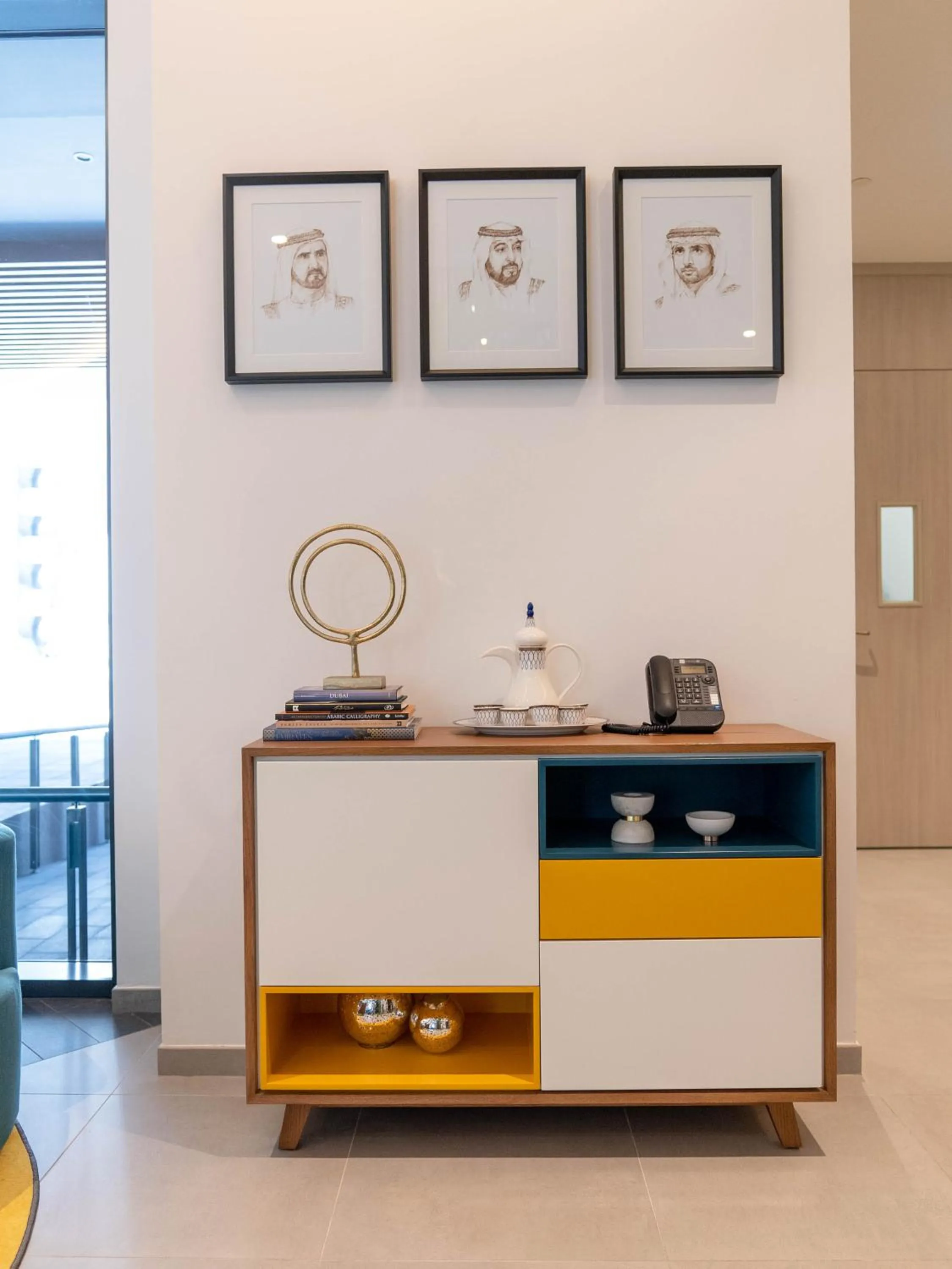 Decorative detail in ibis Styles Dubai Deira