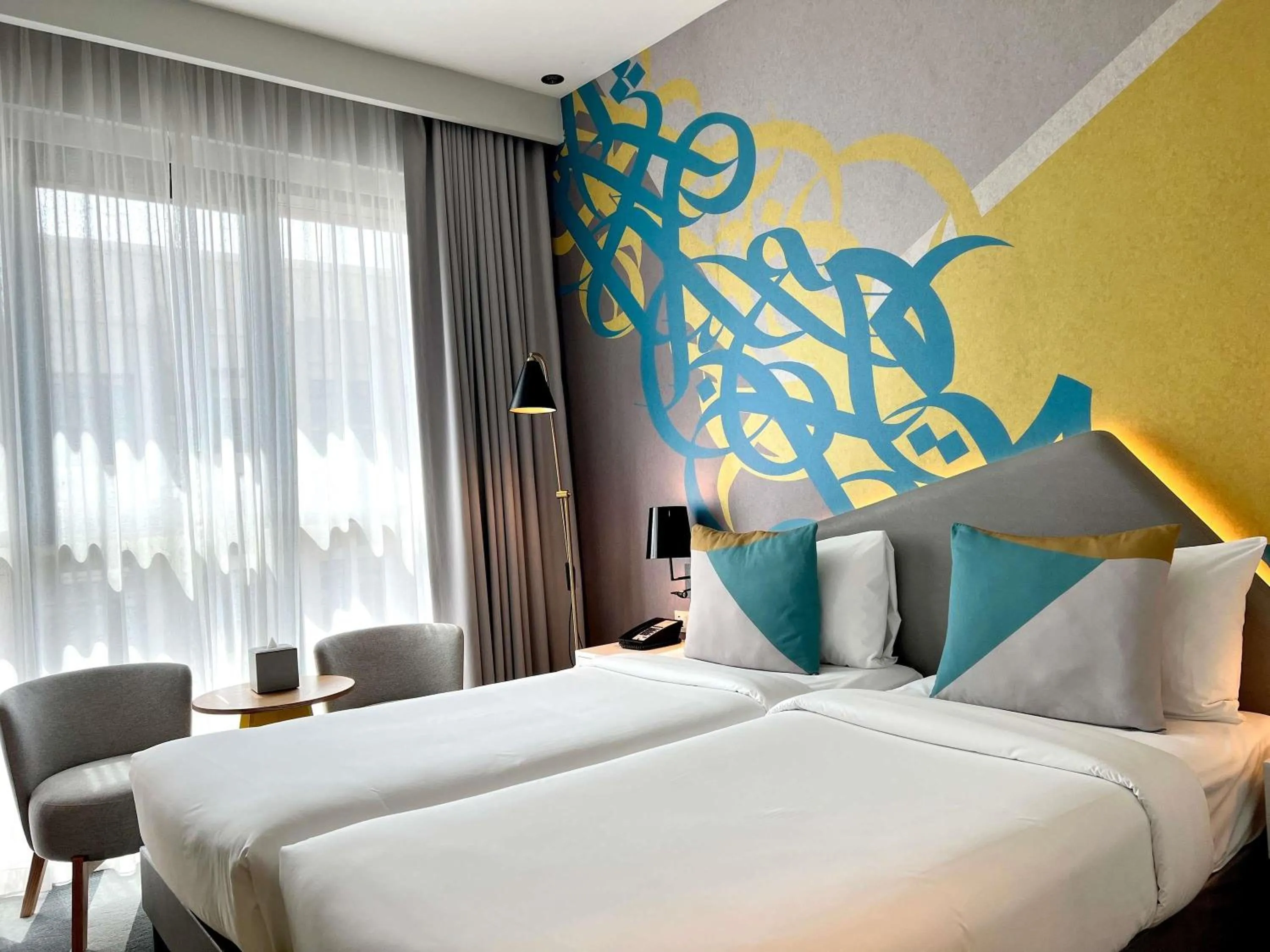 Bedroom, Bed in ibis Styles Dubai Deira