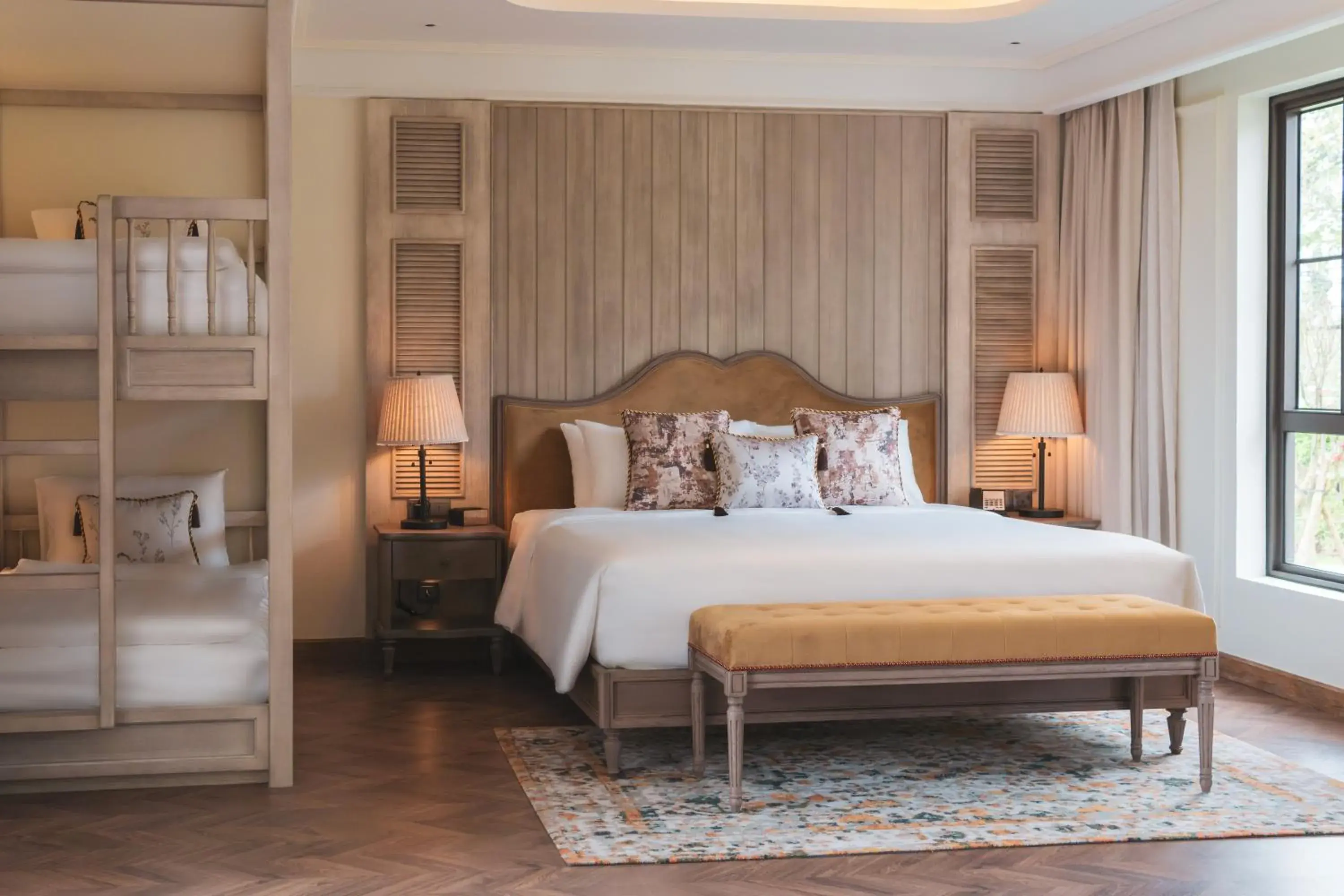 Family King Room with Bunk Beds in Mercure Dalat Resort Family King Room with Bunk Beds in Mercure Dalat Resort