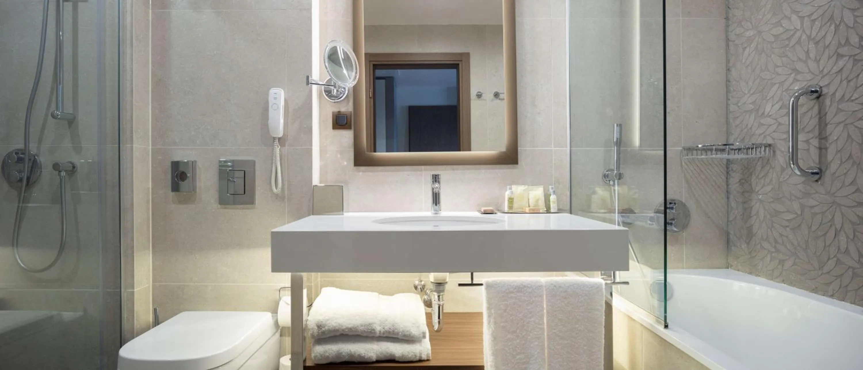 Bathroom in Doubletree By Hilton Plovdiv Center